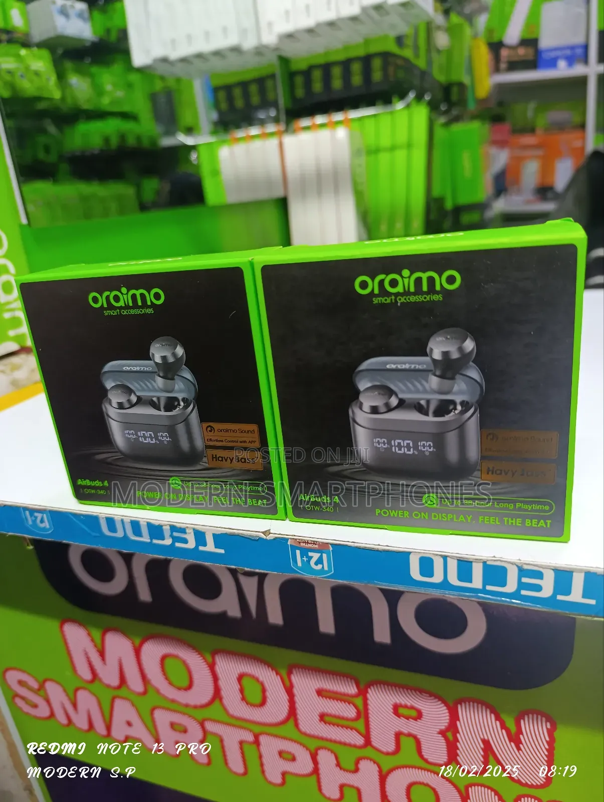Oraimo Airbuds 4 Enc Wireless Bluetooth Earphones Earbuds