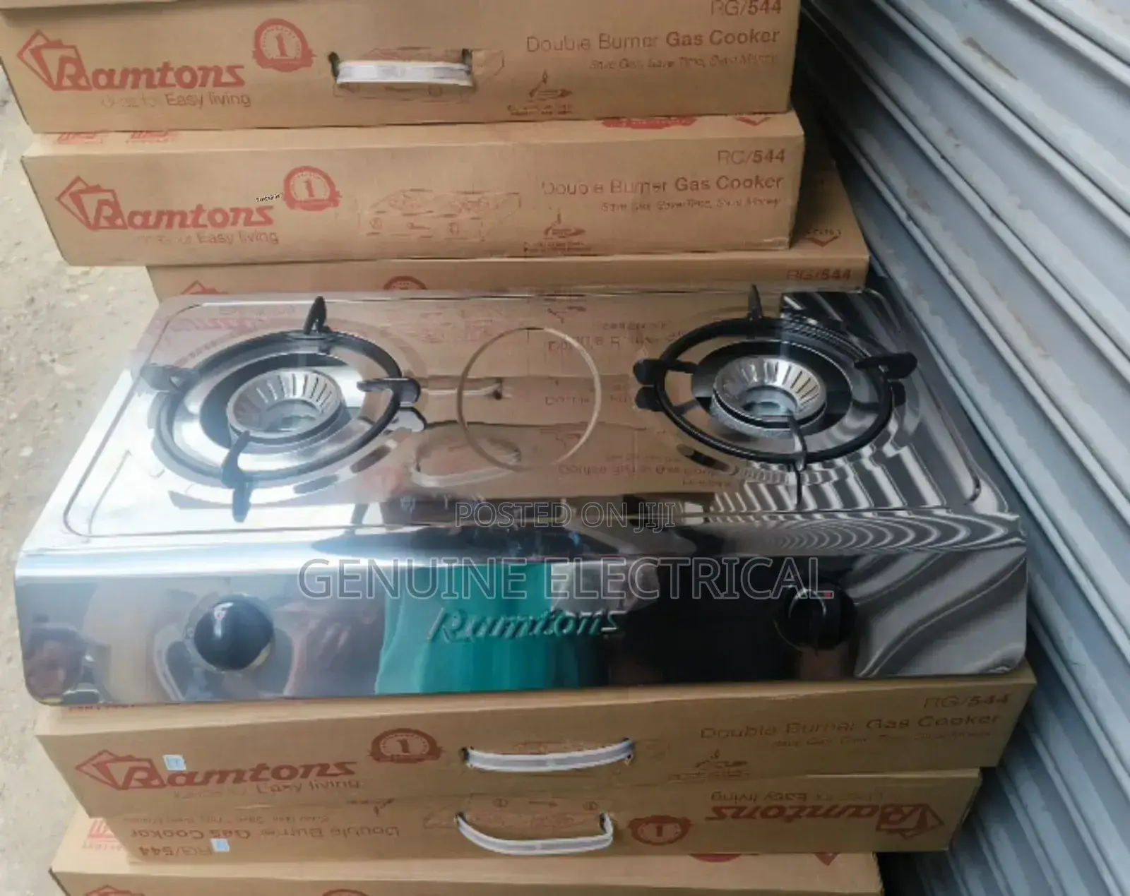 Ramtons Rg/544 Double Burner Cooker RM/544DB