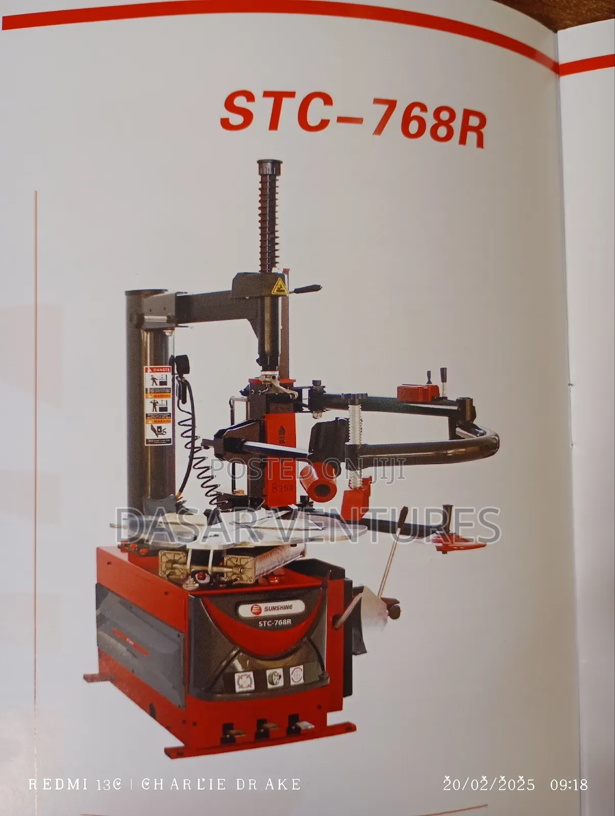Tyre Changer Machine STC- 786R Full Arm