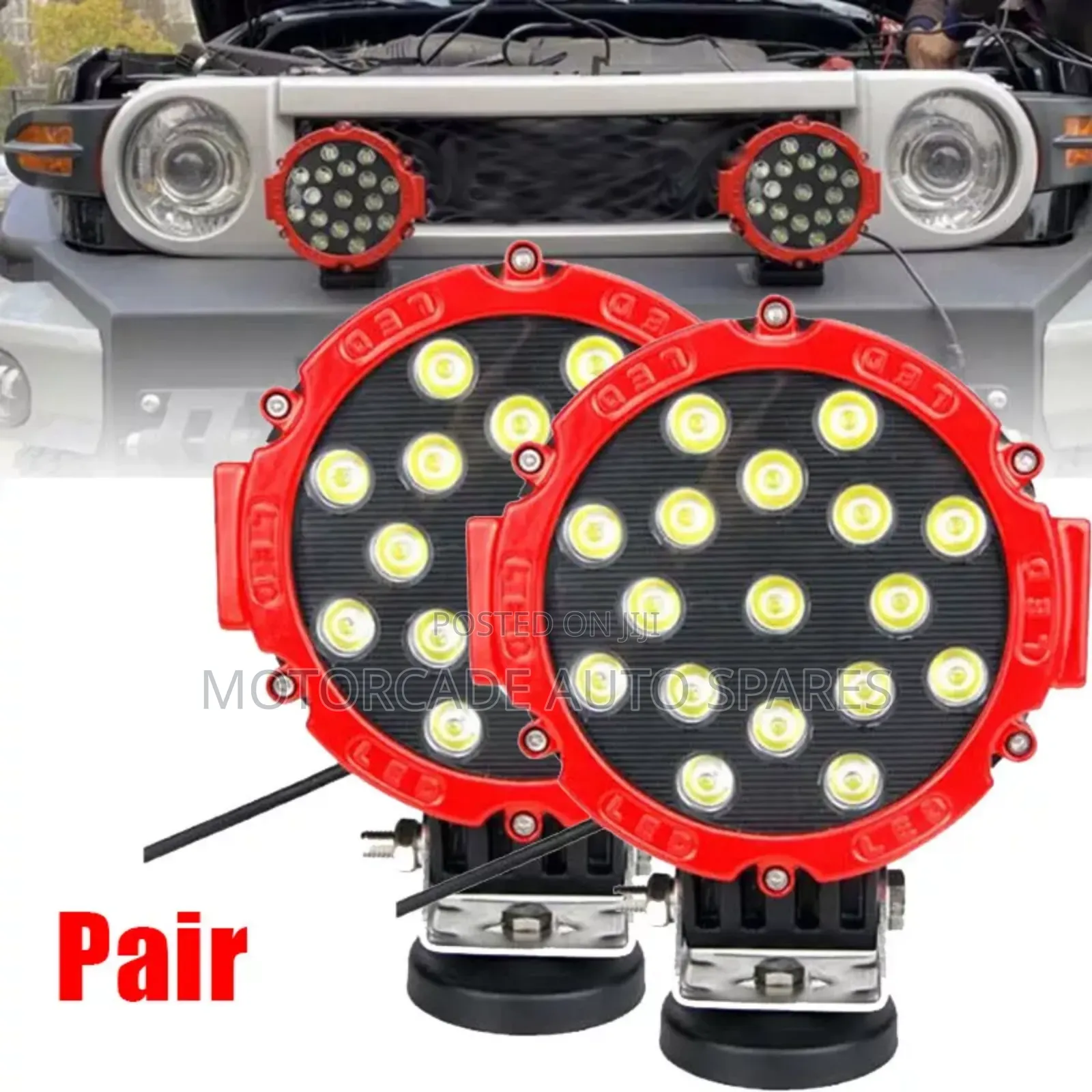Universal Offroad Led Fog Lights 7 Inch Set