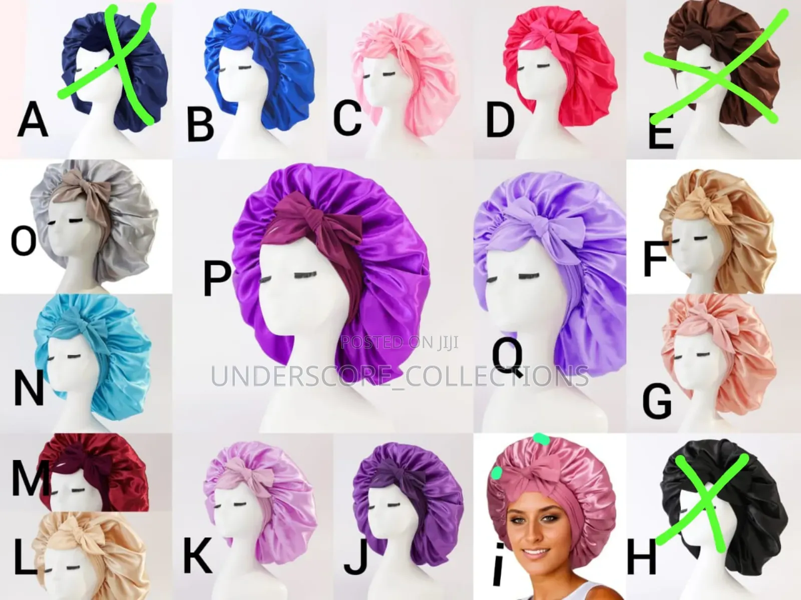 Ladies Bonnet With Bow in All Rainbow Colours