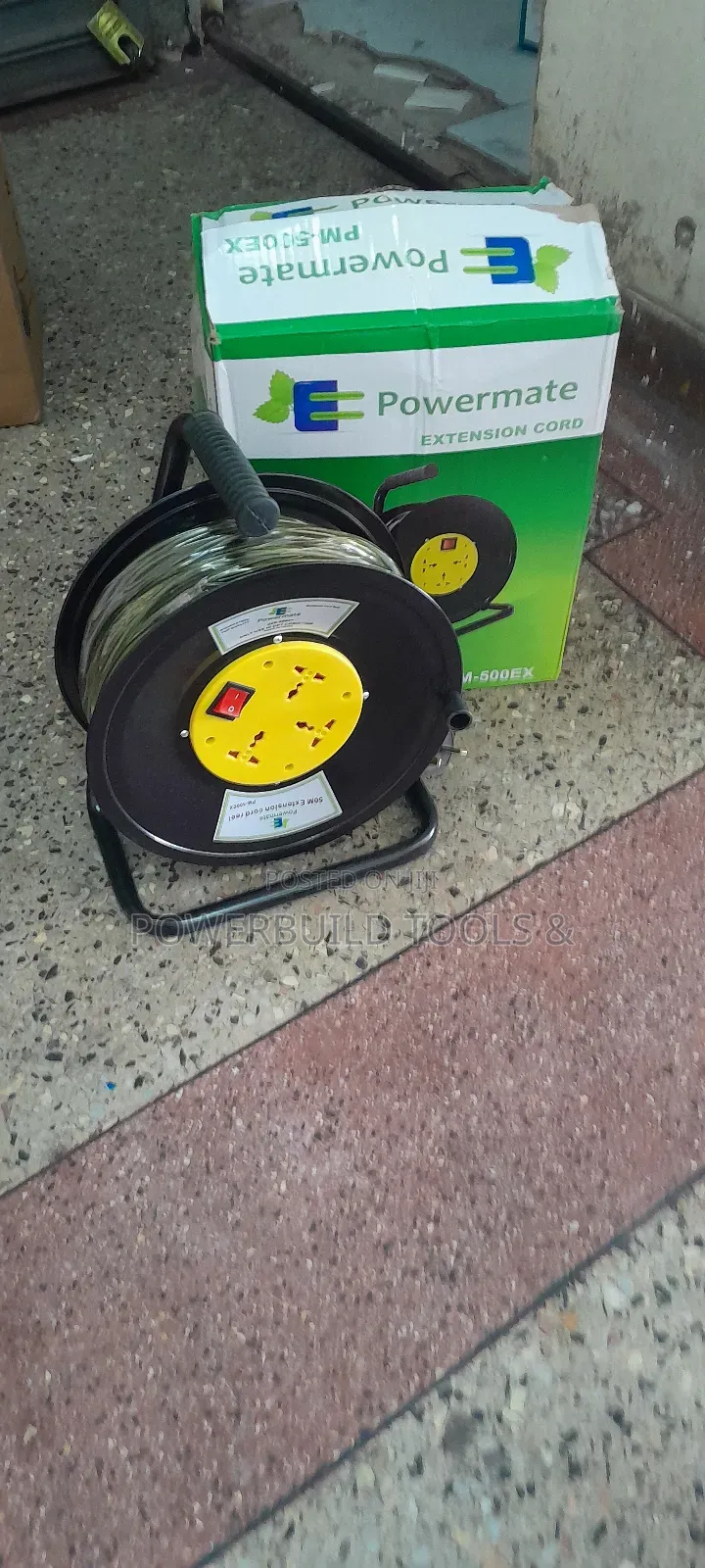 Extension Reel 50metres 2.5mm /Power Cable