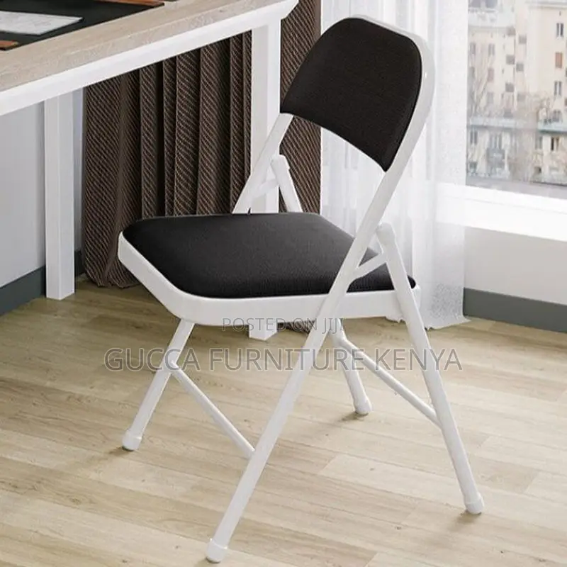 Office Chairs: Simple Leather Collapsible Office Desk Chair