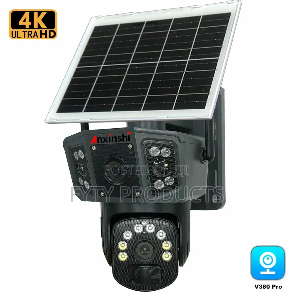 12mp Hd PTZ 4g Solar Security Camera