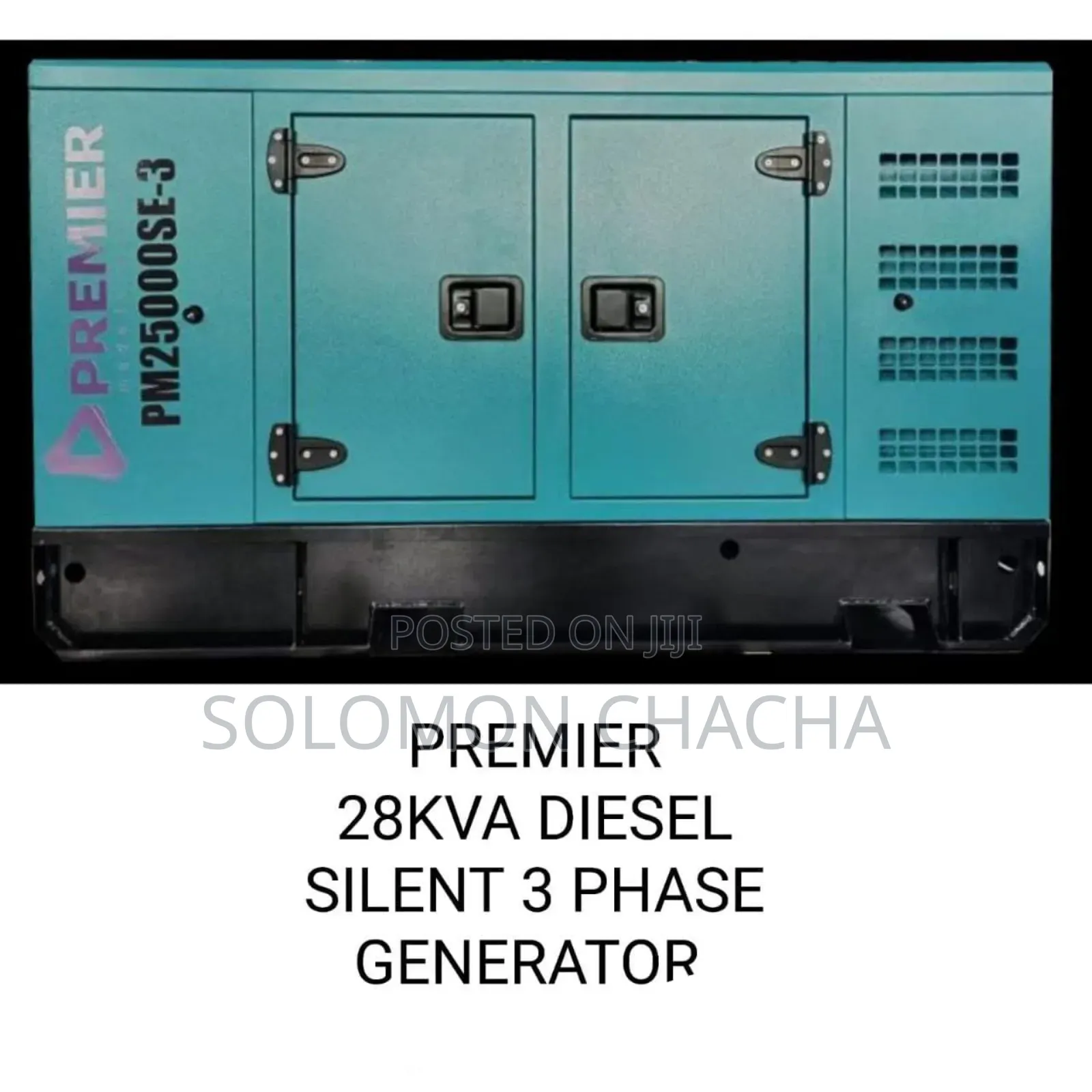 Premier 28kva Deisel Silent 3 Phase Water-cooled Generator