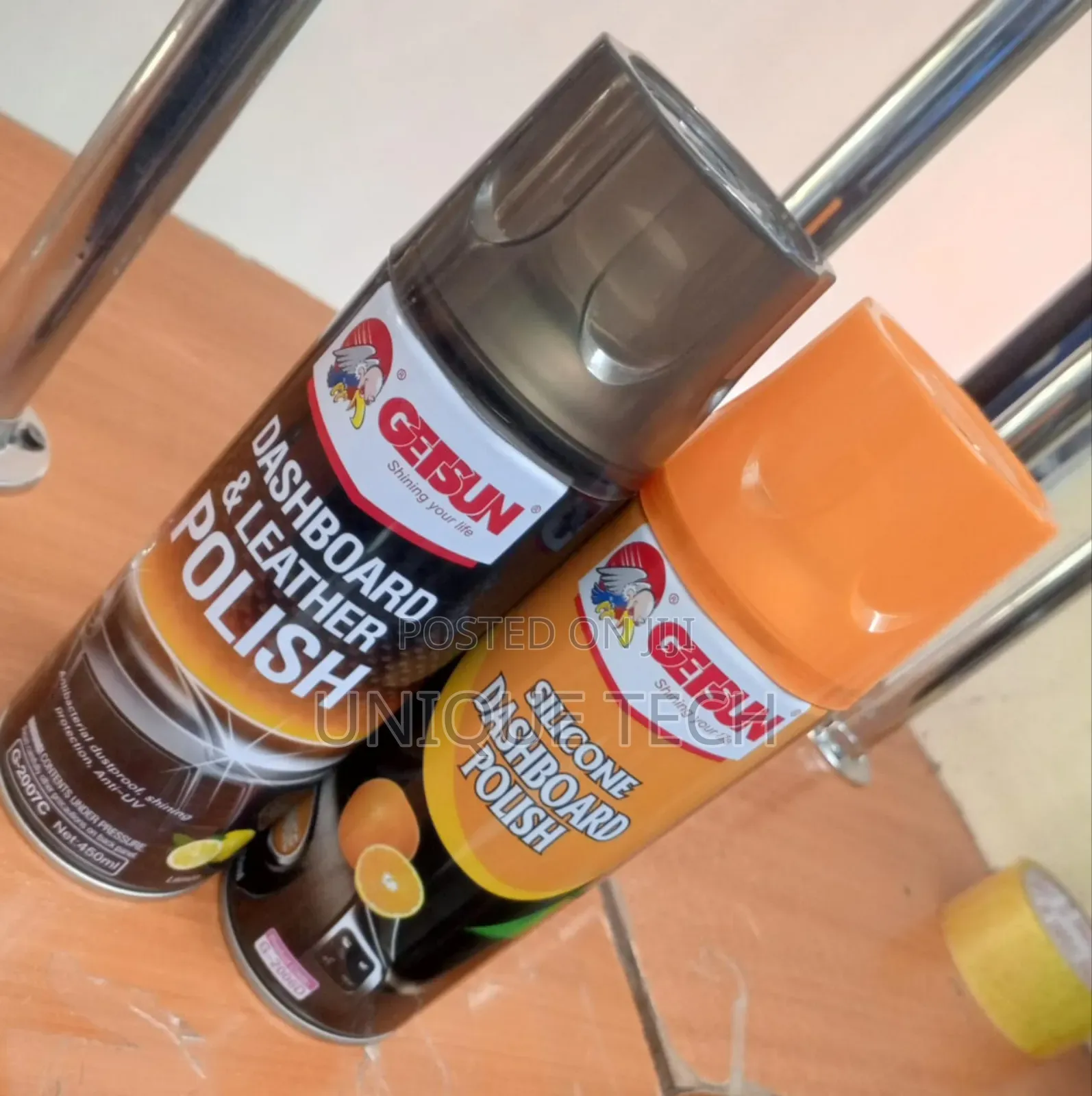 Getsun Silicone , Dashboard and Leather Polish