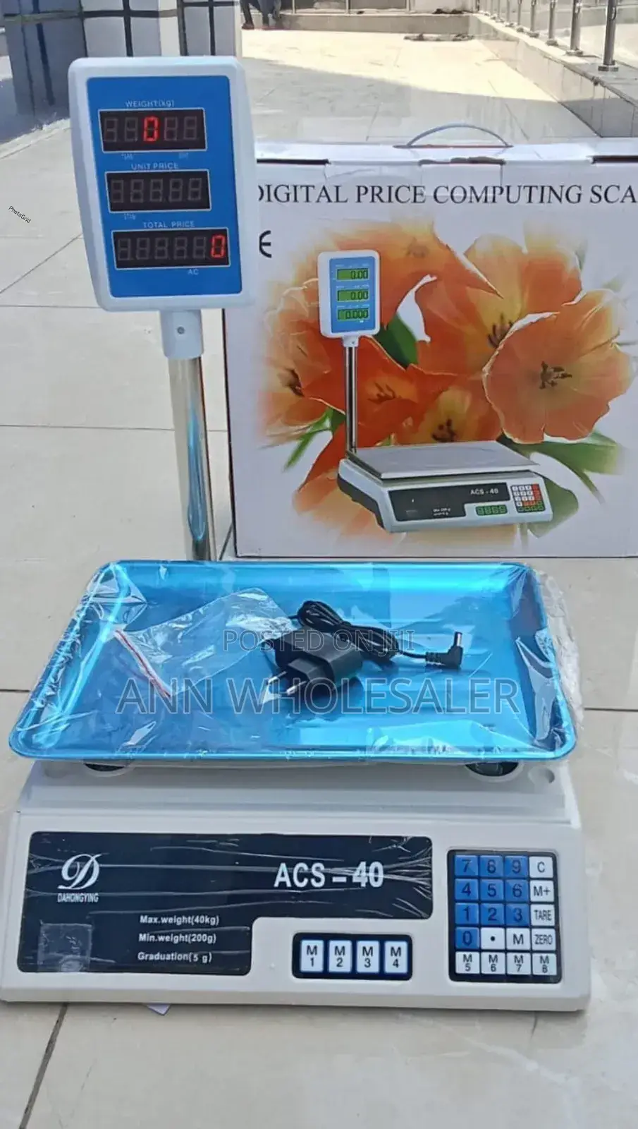 Good Working Acs-40 Digital Price Computing Scale Q