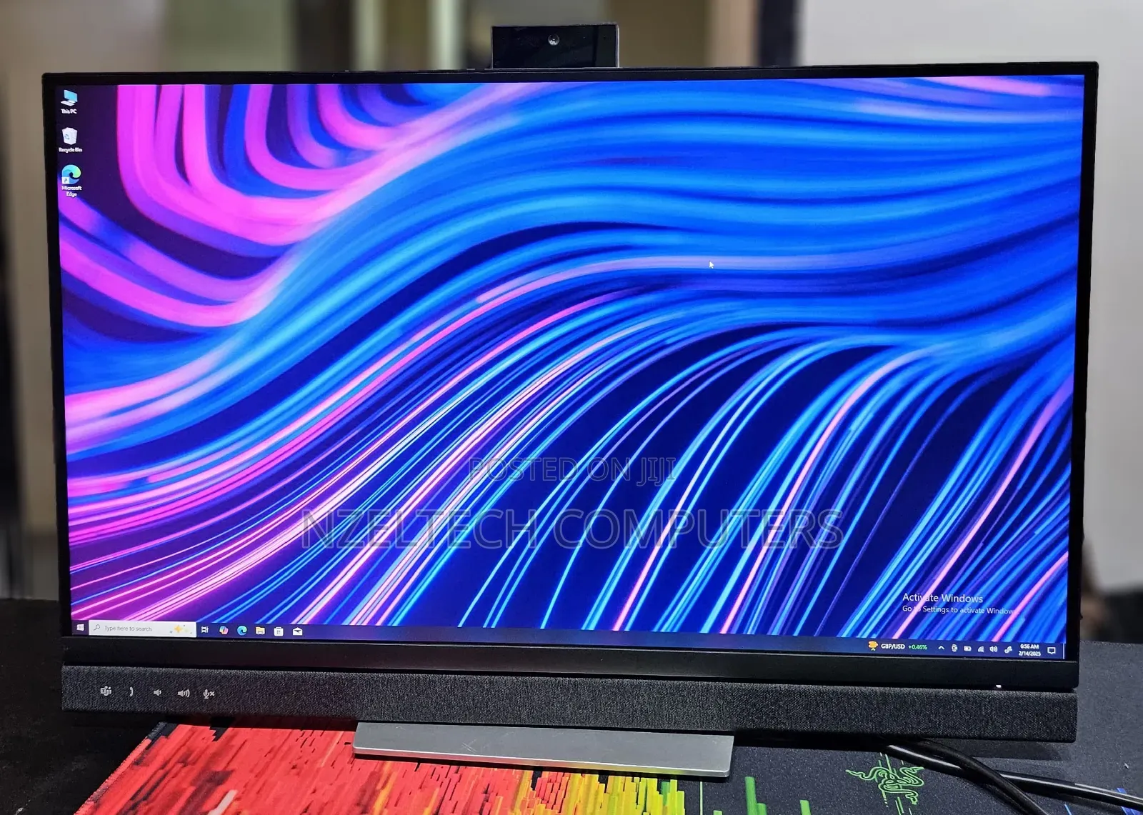 Dell 27 Inch Frameless Model :C2722DE With A Full Hd Webc