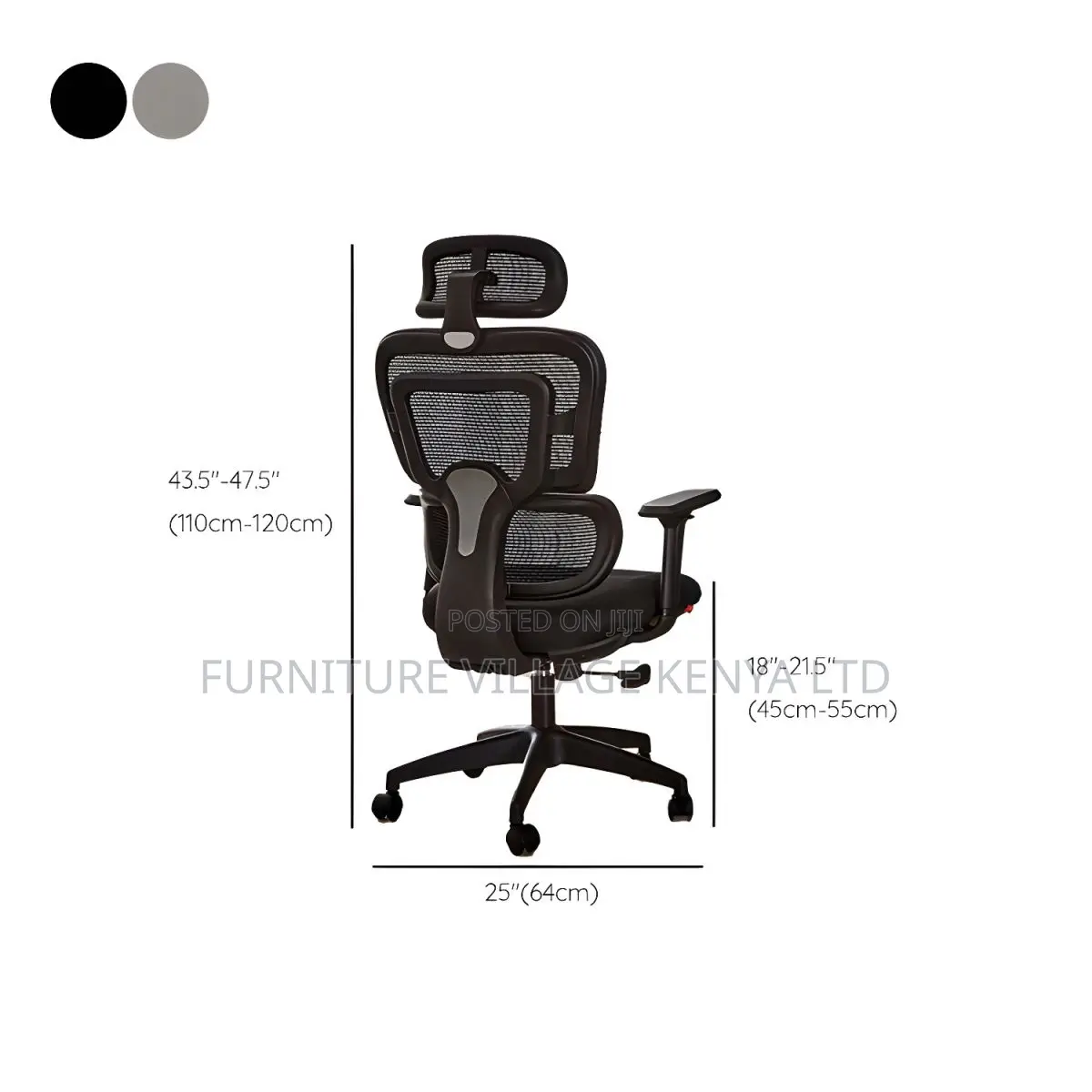 Orthopedic Seat; Ergonomic Desk Chair With Wheels