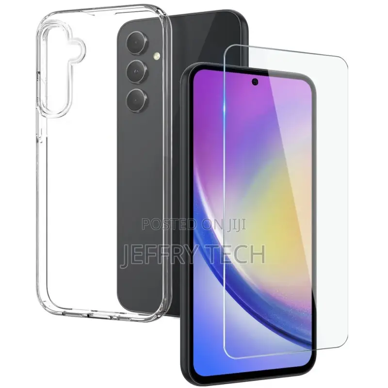 Samsung Galaxy A35 5G Clear Case With Tempered Glass Screen