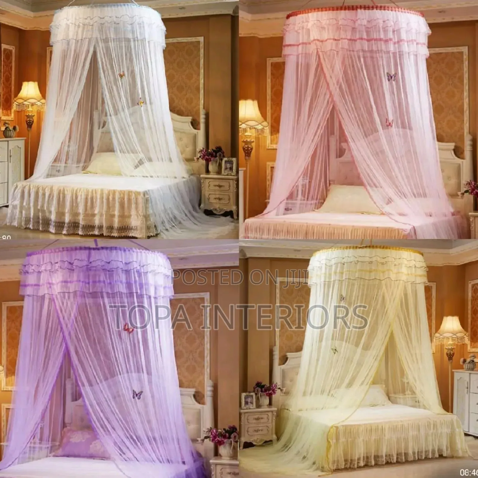 DIY Queen Size Bed Round Mosquito Nets Round Bed Nets