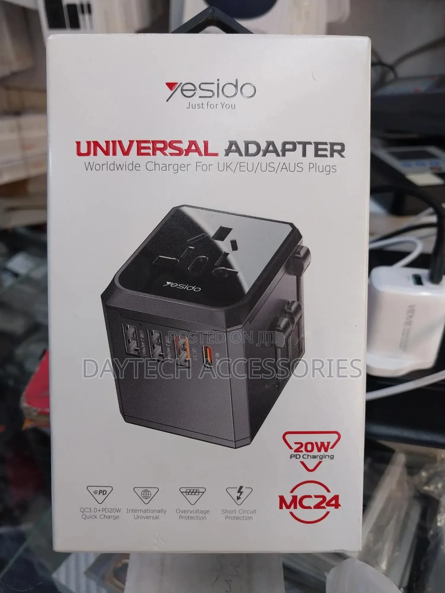 Yesido Mc-24 Universal International Travel Adapter