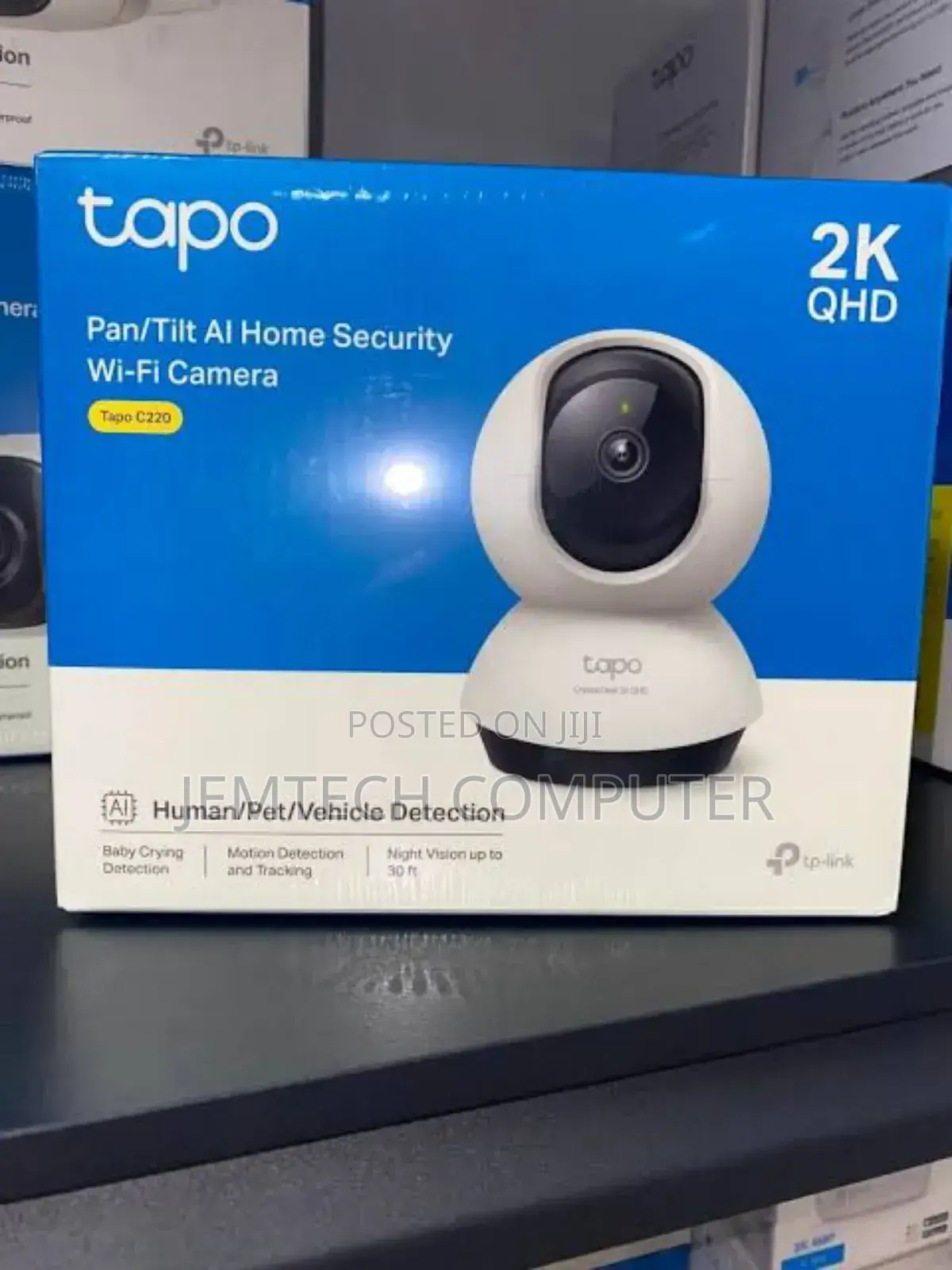 Tp-Link Pan/Tilt Home Security Wi-Fi Camera -TL-TAPO C210