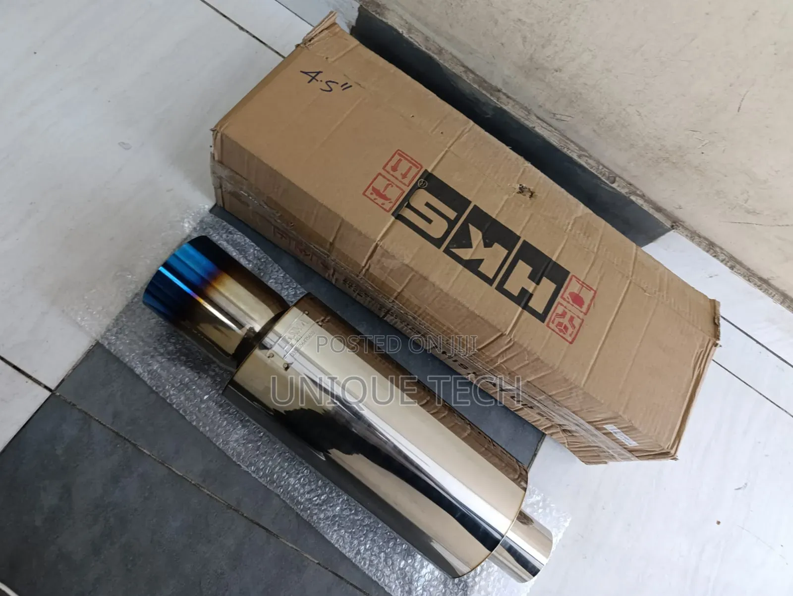 HKS Performance Exhaust Pipe :3" Inlet, 4.5" Outlet
