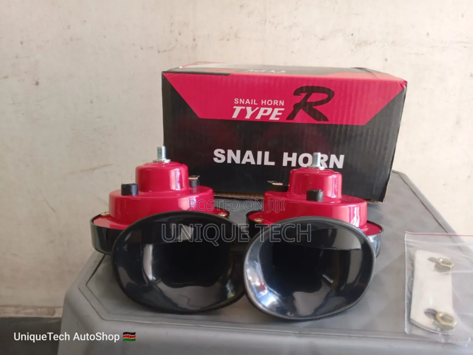 2PCS 12V Universal Snail Horn