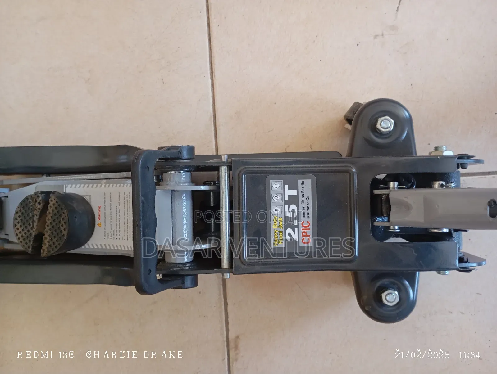 Hydraulic Trolley Jack 2.5tonne