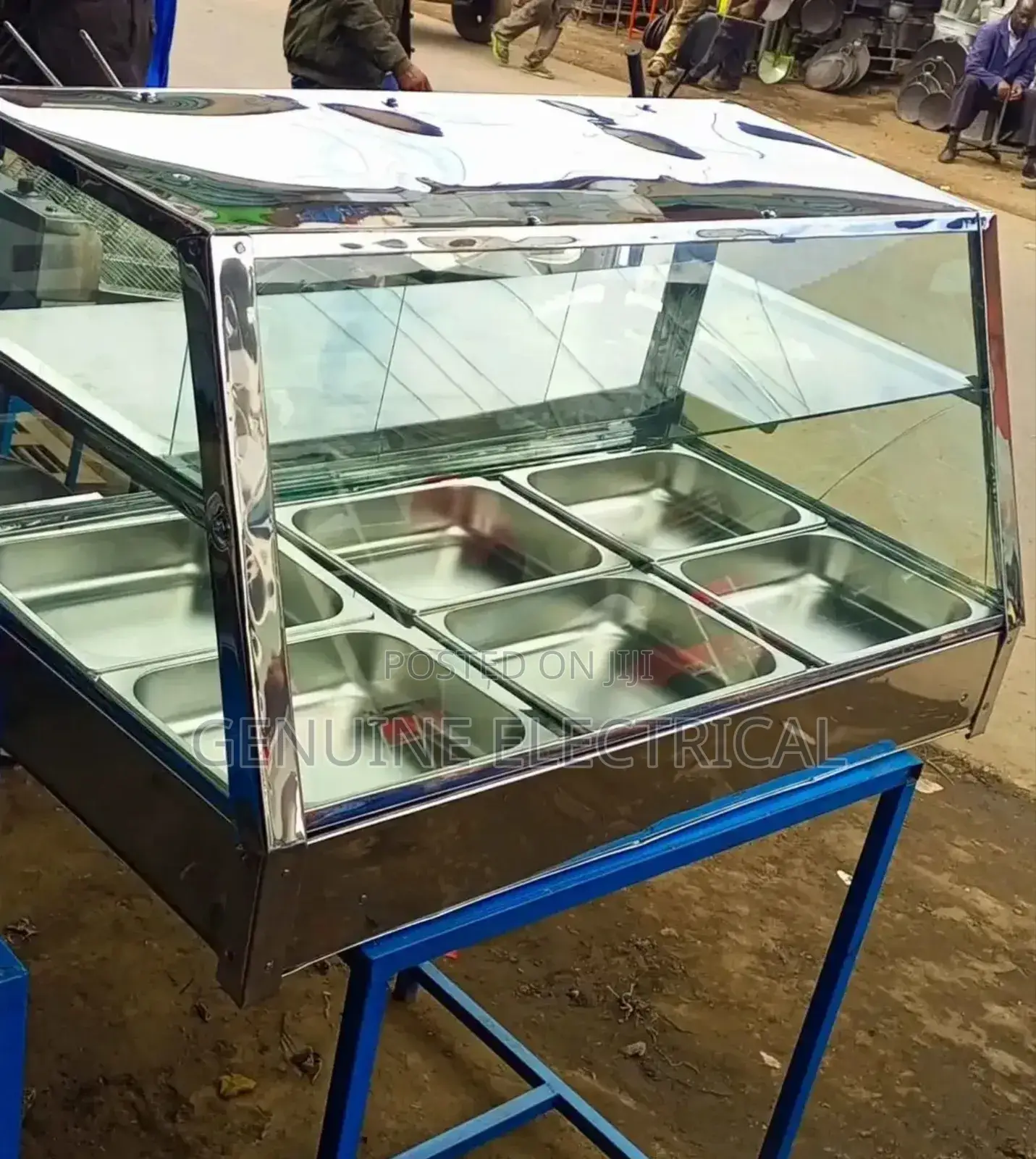 Food Warmer With Glass Display Ss