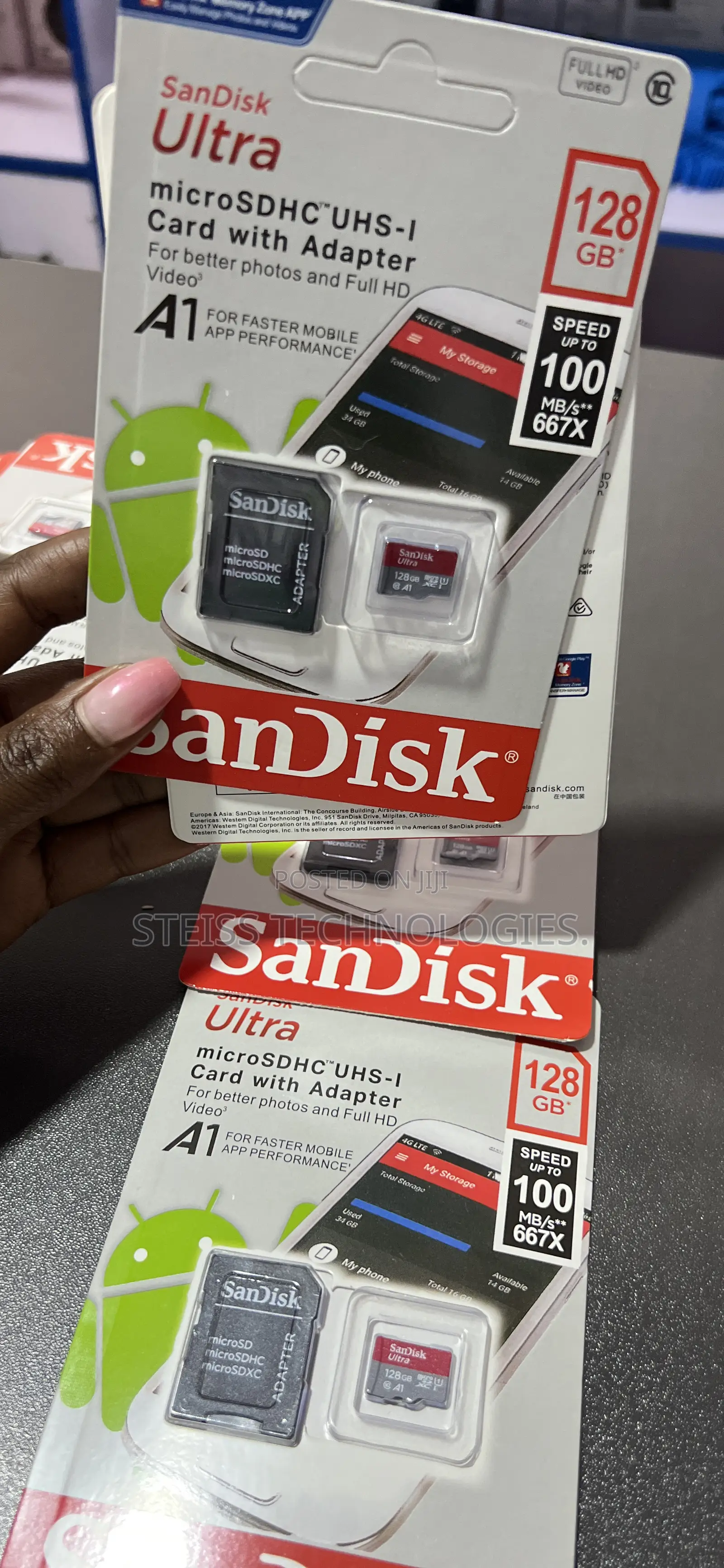 128gb Microsdhc Card With Adapter.