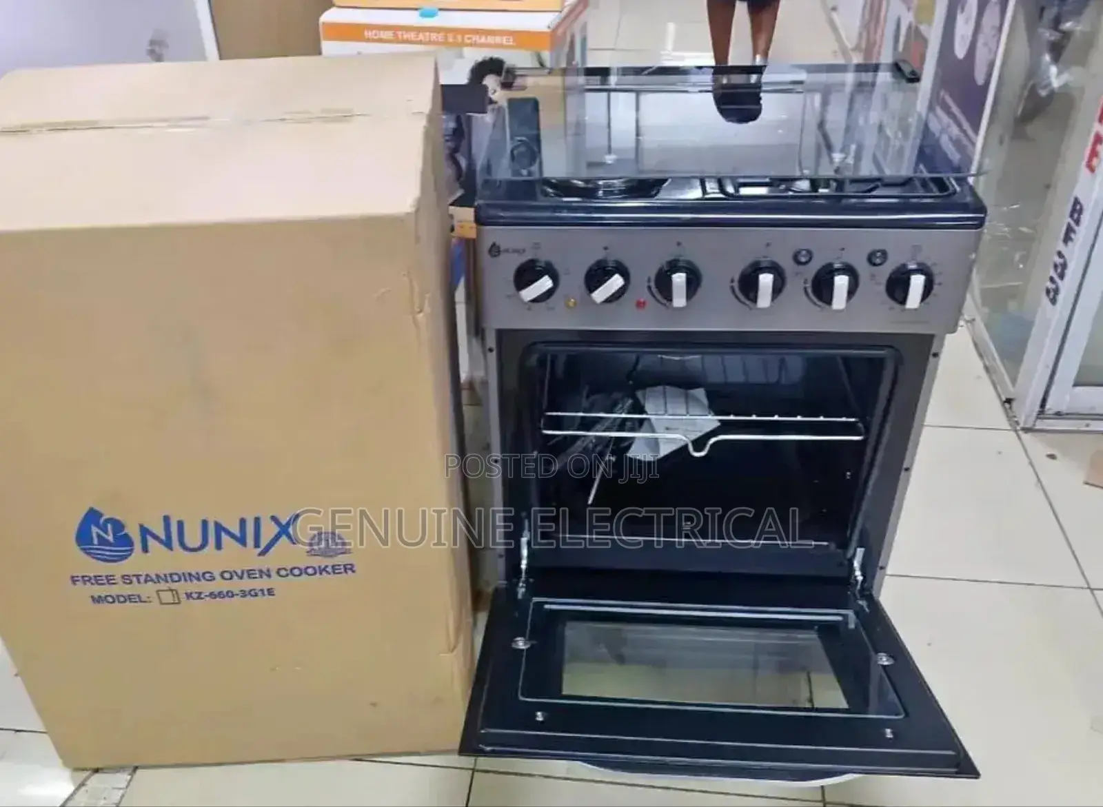 Cooker Nunix 3g+1e Free Standing Cooker 60*60 Hotpoint