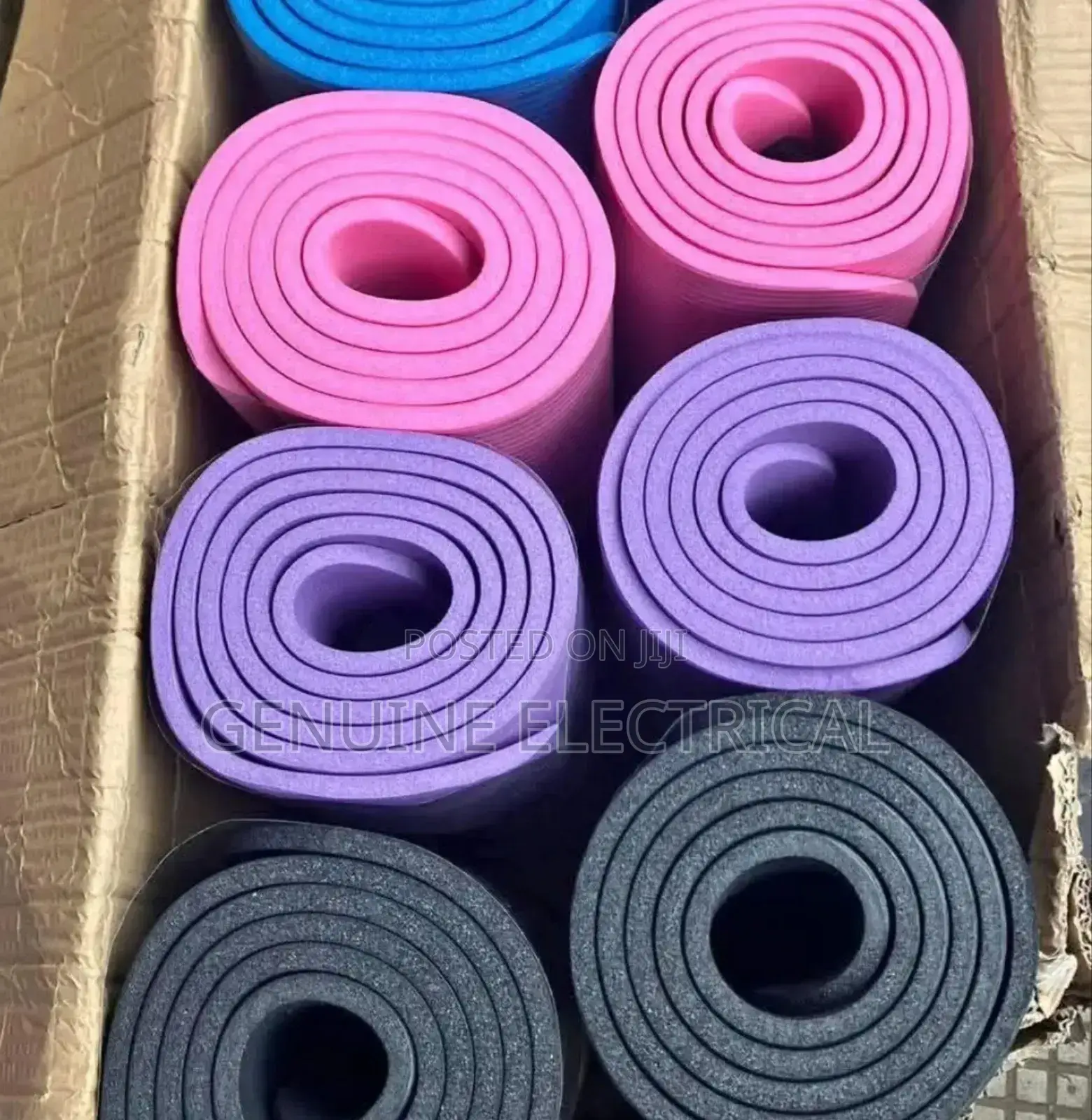 Gym Yoga-Mat Thick Non-Slip Exercise Mat Pad
