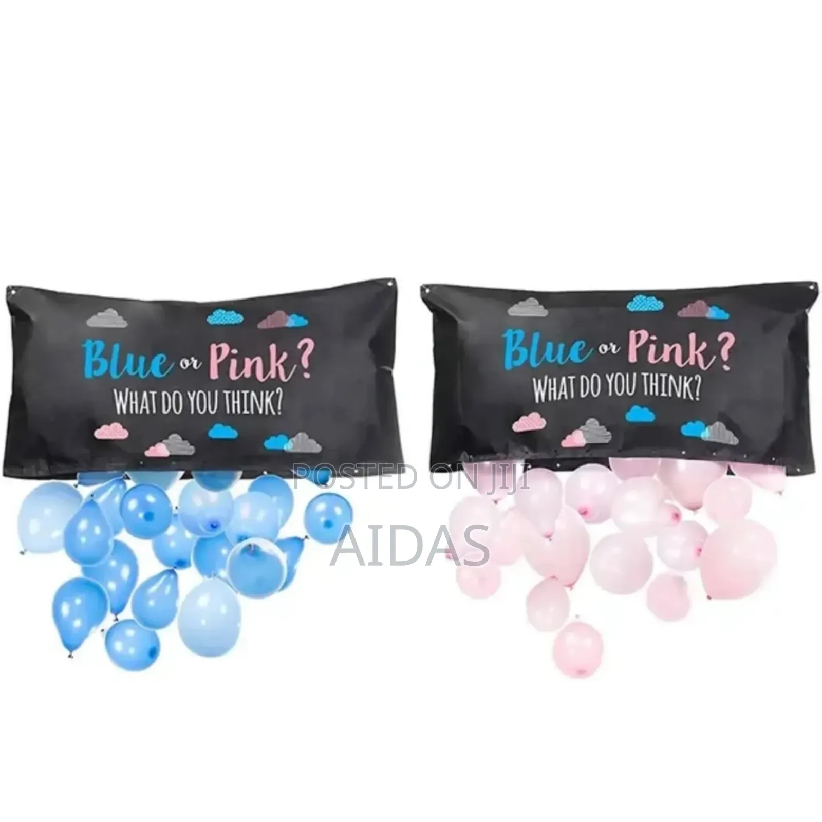 Blue or Pink Gender Reveal Drop Bag
