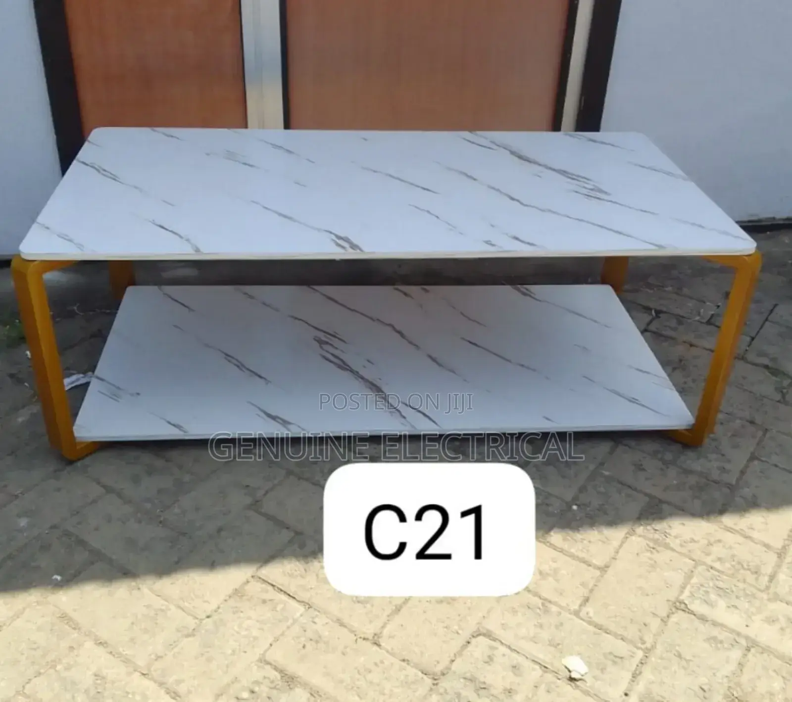 White Executive MDF Effect Table WM4
