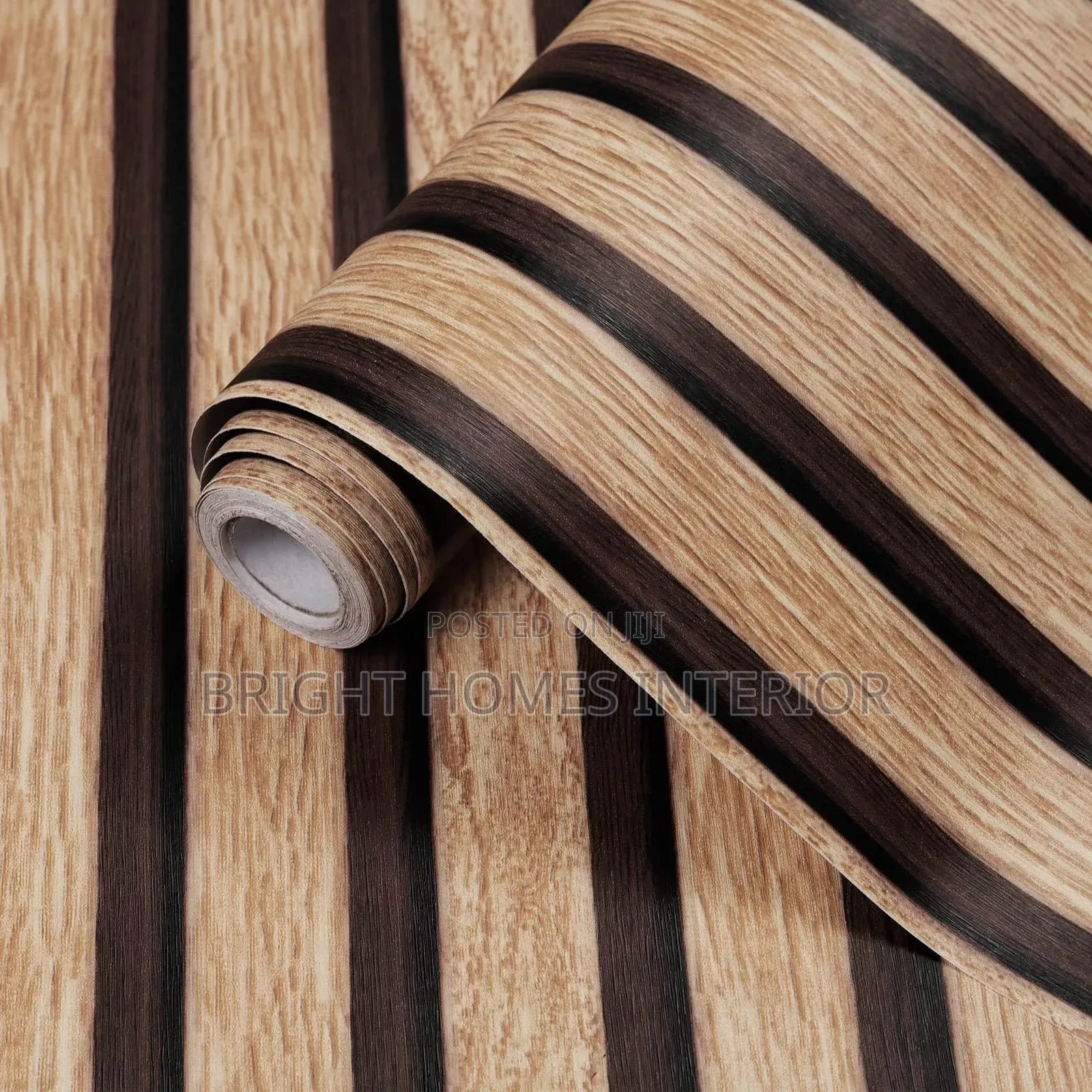 Brown and Dark Stripes Wallpaper Available