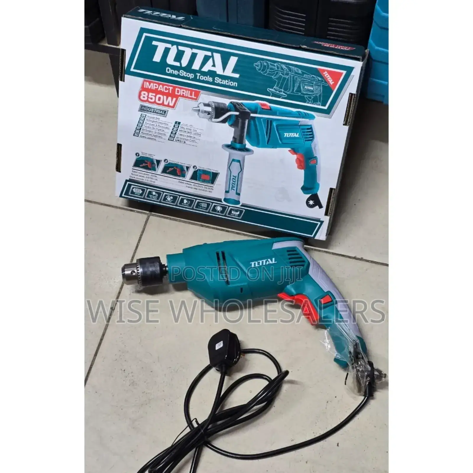 Total 850watts Impact Drill Tg109136