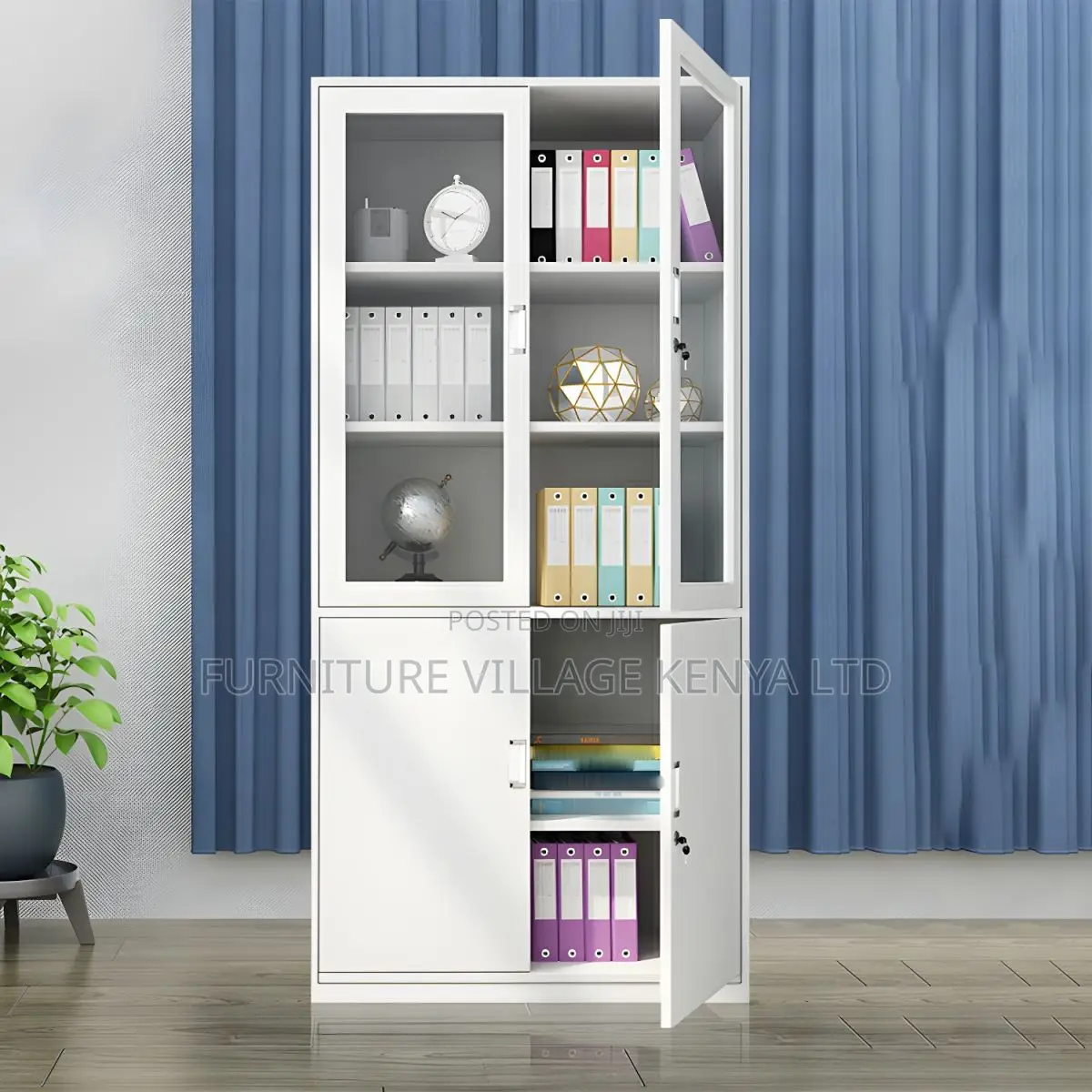 Office Cabinet Rust-Resistant Cabinet With Shelves