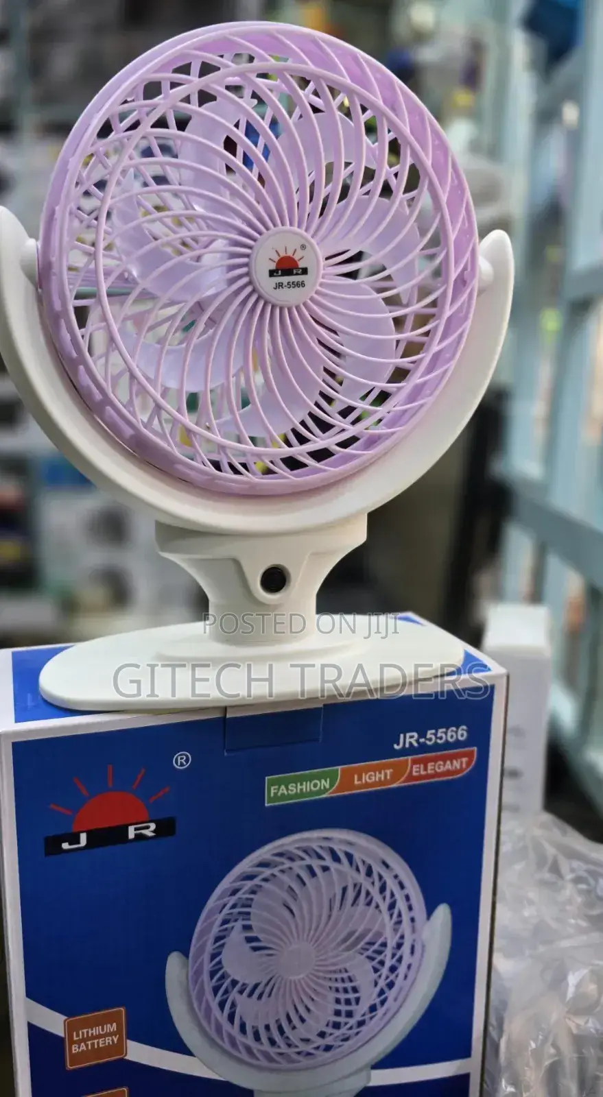 *Mini Rechargeable Table Fan