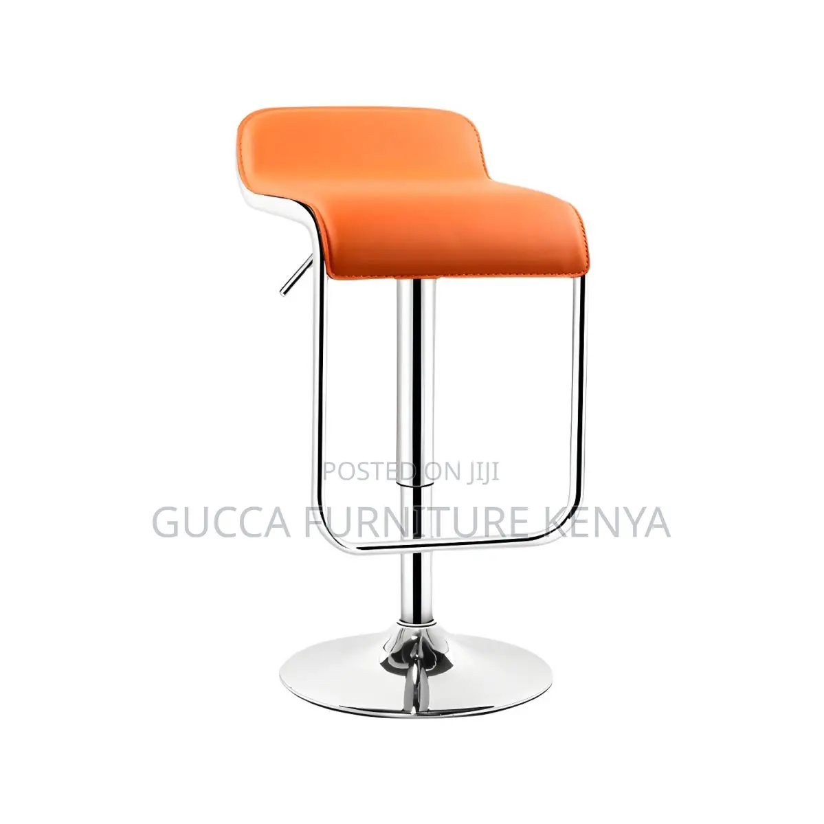 Home Chairs: Office Home Swivel Leather Saddle Foot Stool