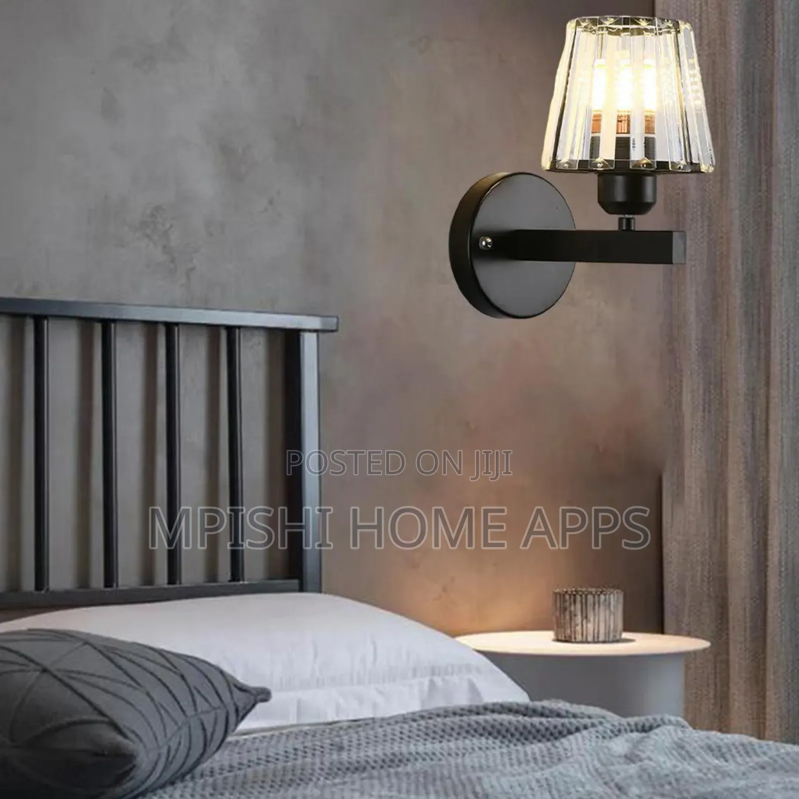 Black Wall Light