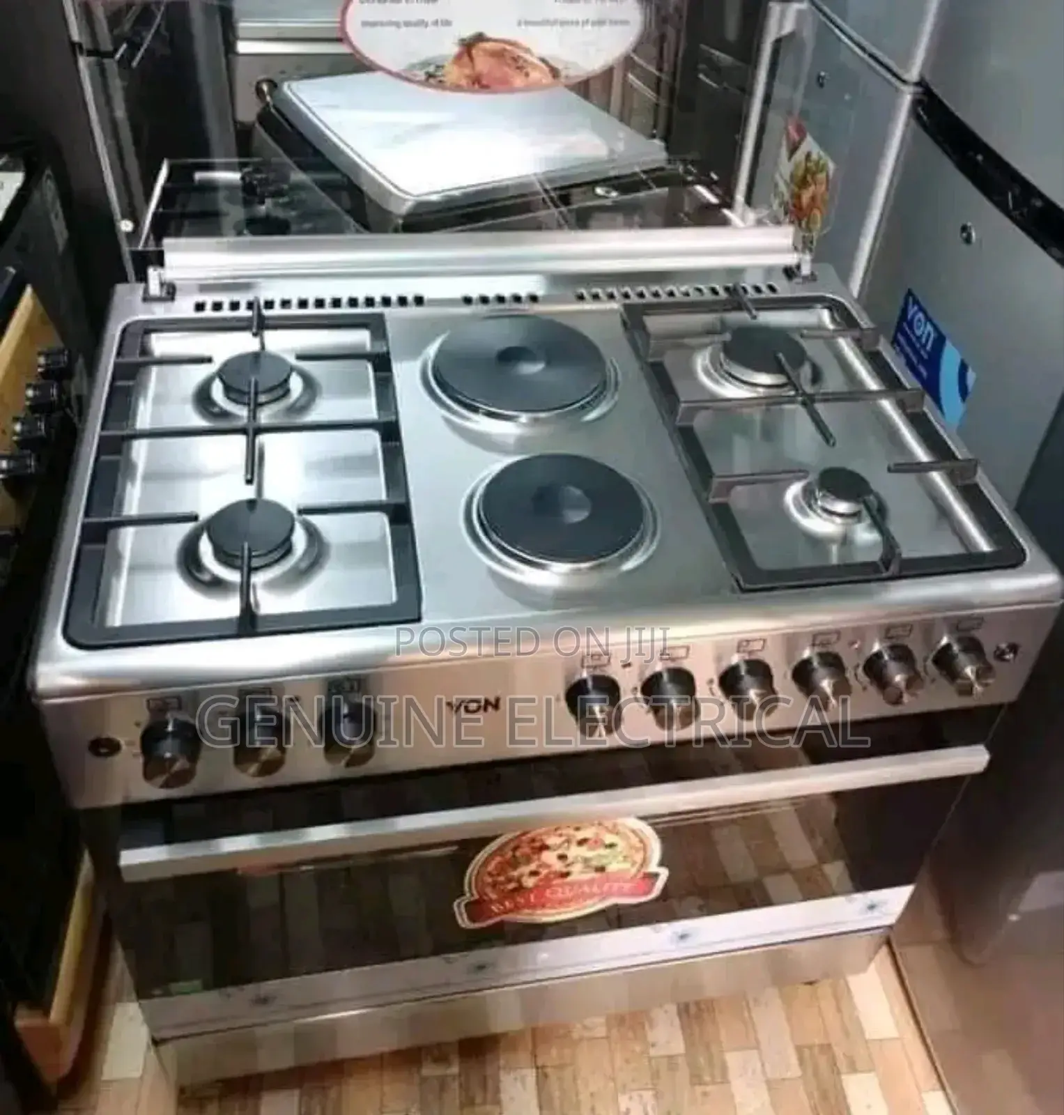 60*90 Von 4+2 Without Gas Compartment Standing Cooker