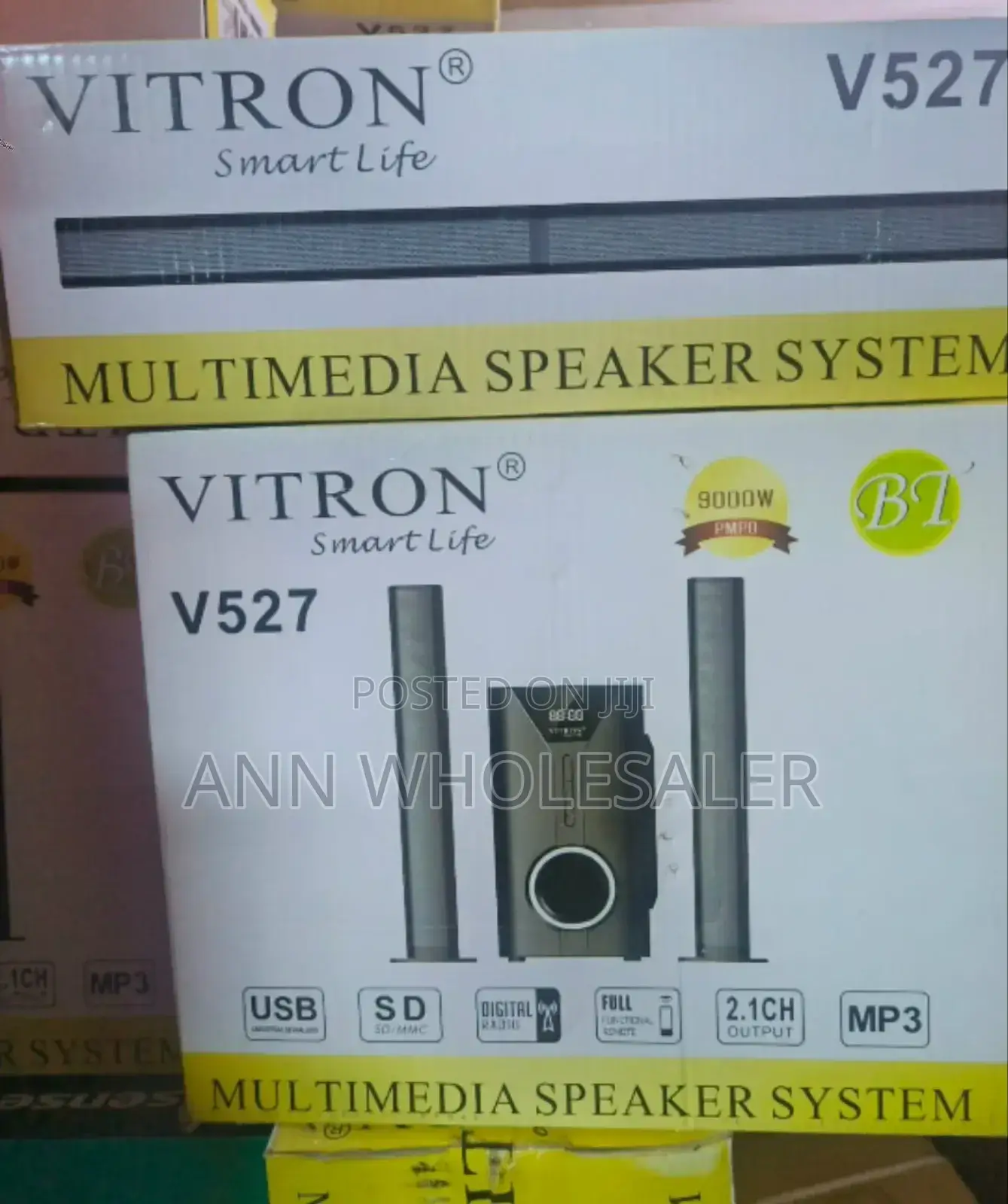 Black Multimedia Vitron Speaker V527