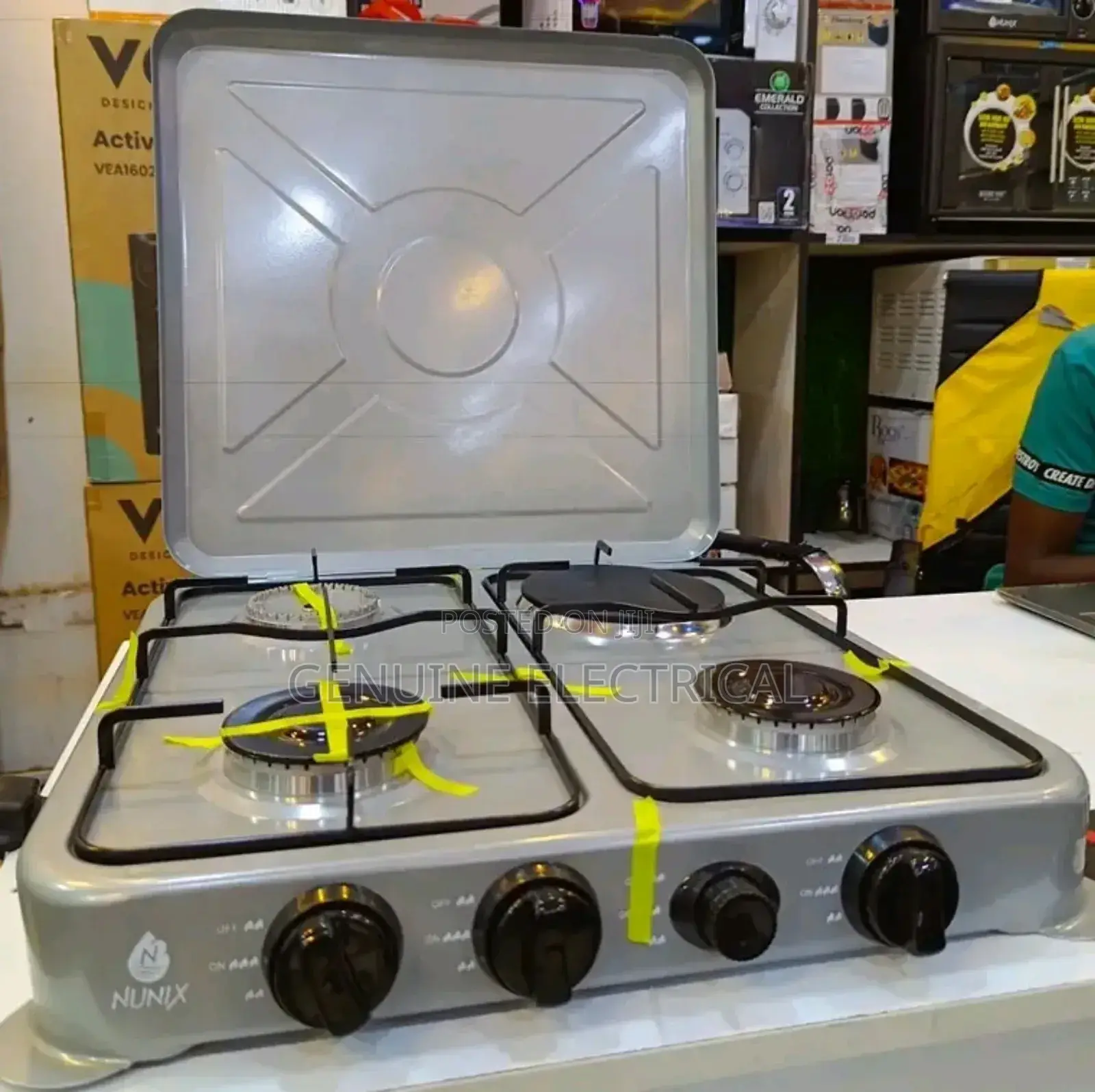 Nunix 4burner Table Top Gas Cooker-Lt04-01