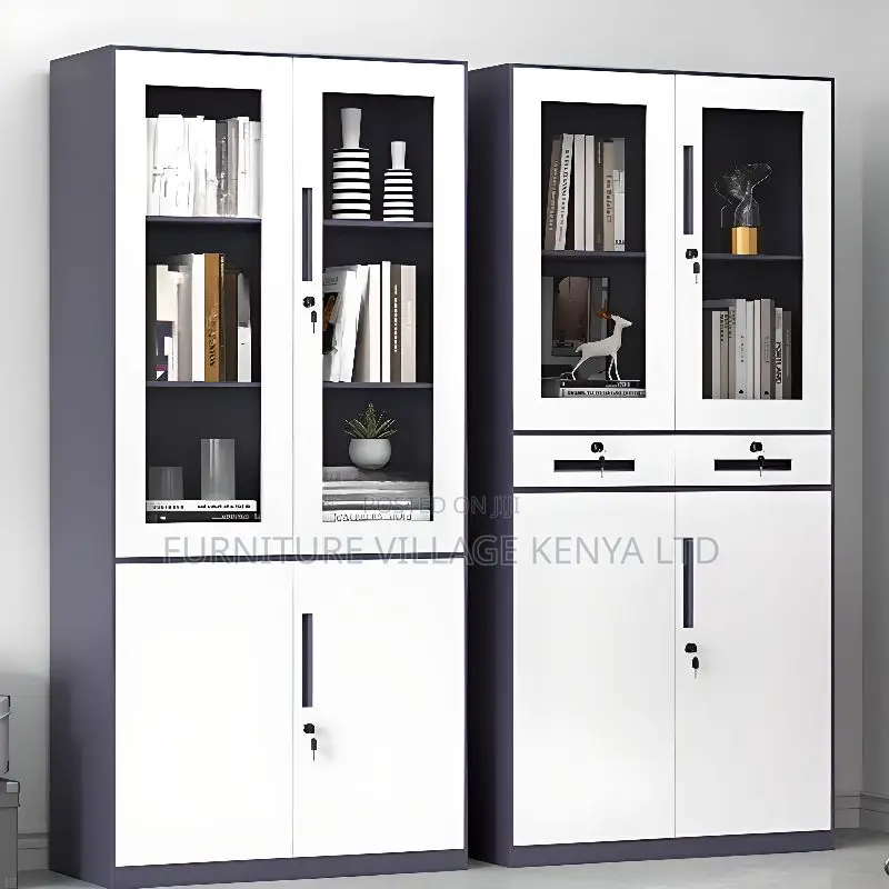 Office Cabinets; Two Door Metallic Steel Storage Cabinet