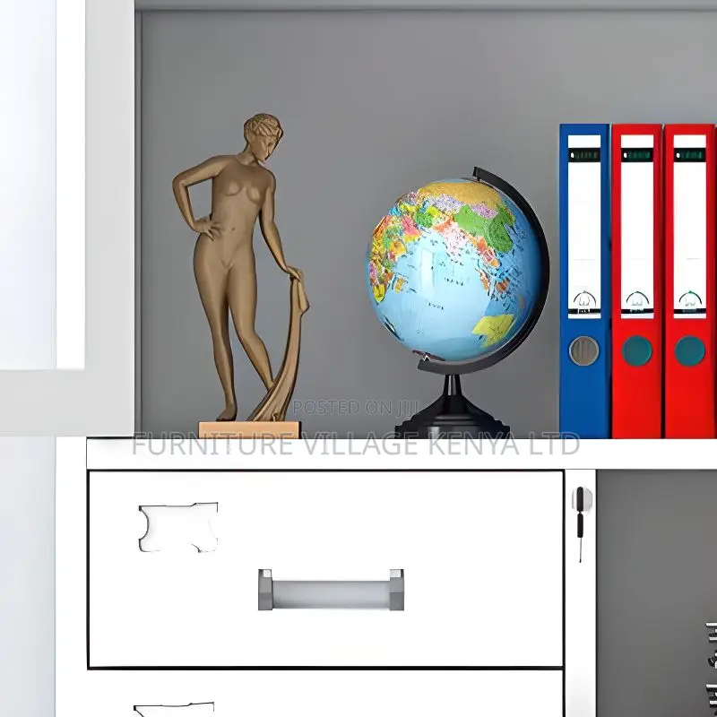 Office Cabinets; Half-Glass Steel Storage Cabinet