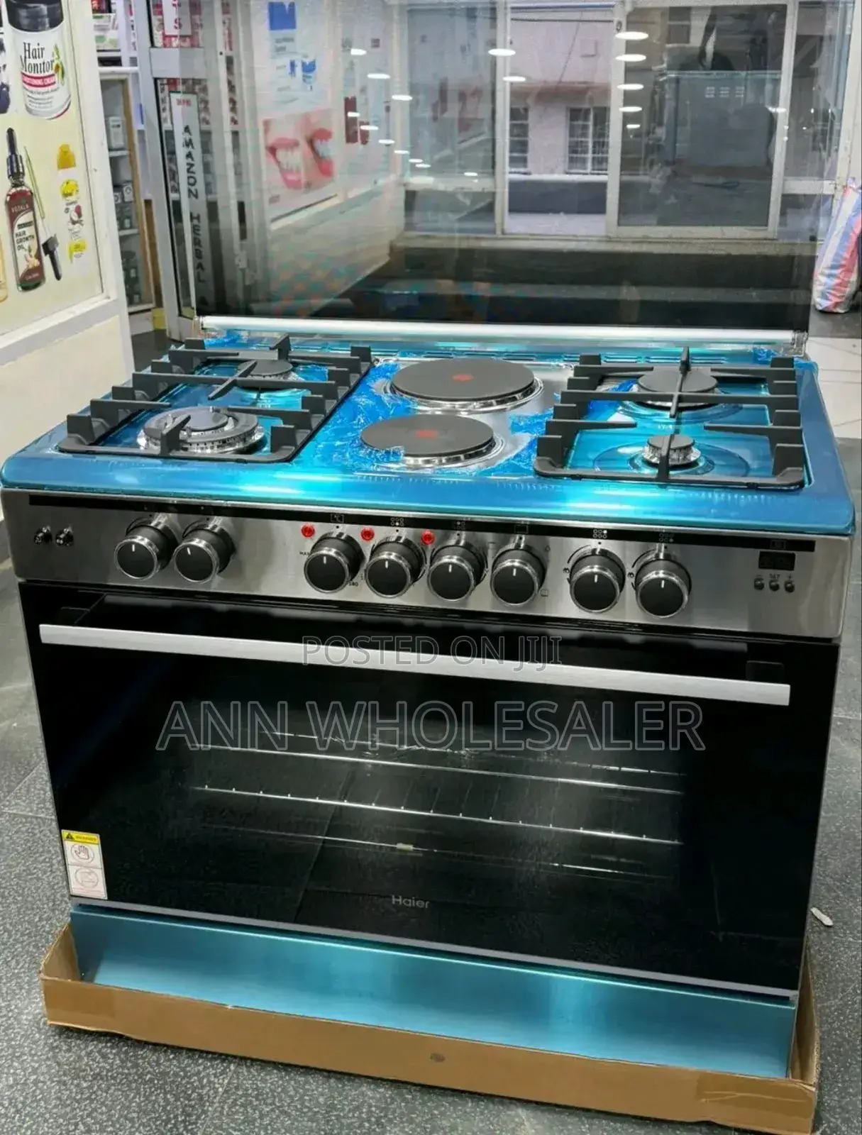 Haier Standing Oven Cooker 60x90 4gas Burner +2electric