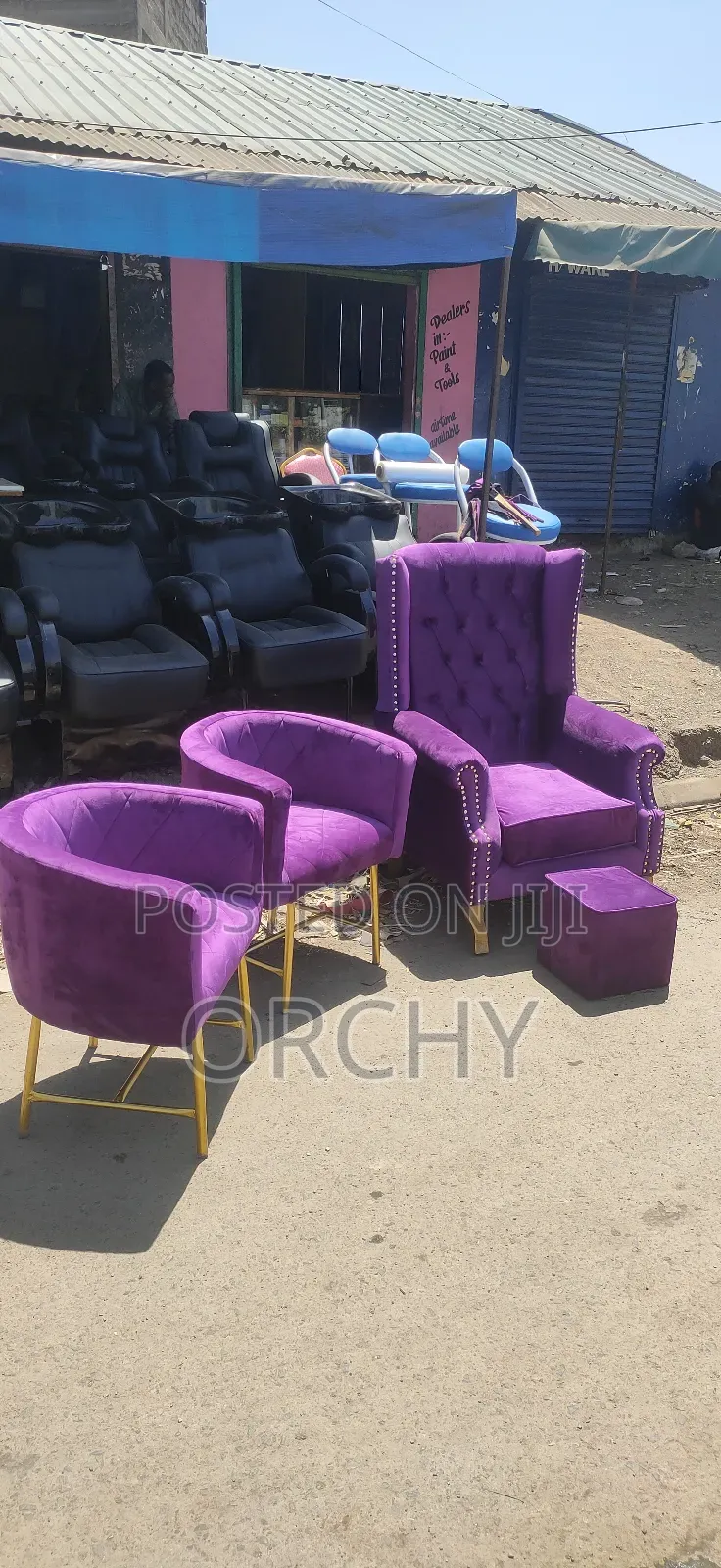 Purple Manicure and Pedicure Set.
