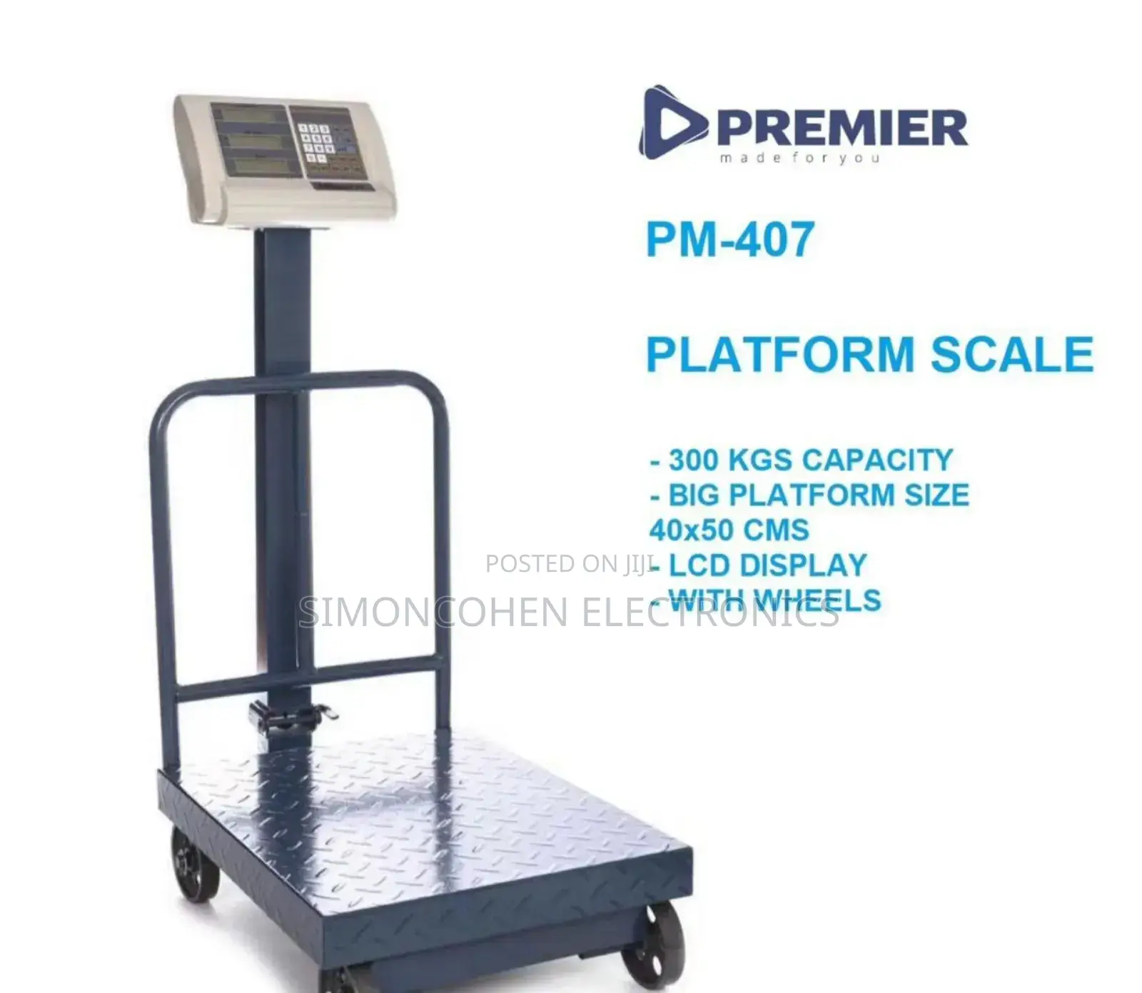Premier 300kg Platform Scale With Wheels