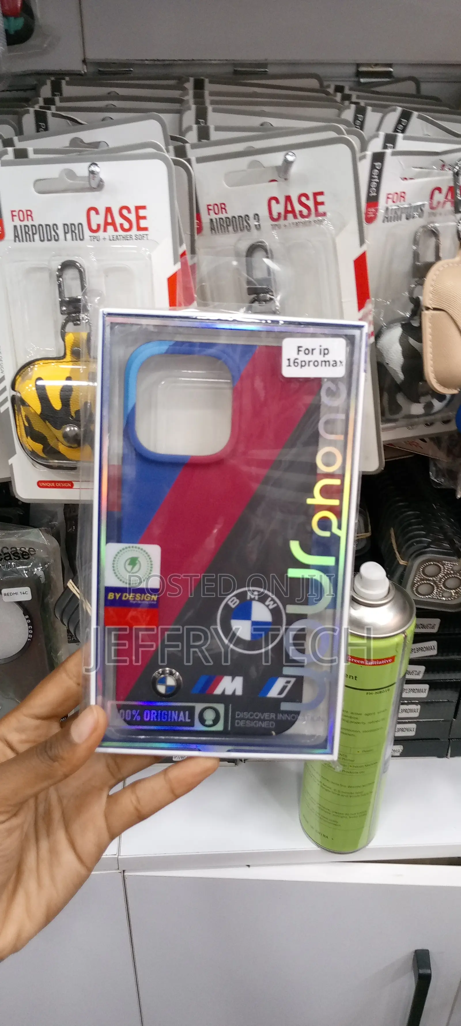 Apple iPhone 16 PRO Max BMW Logo Coolor Multicolor Case
