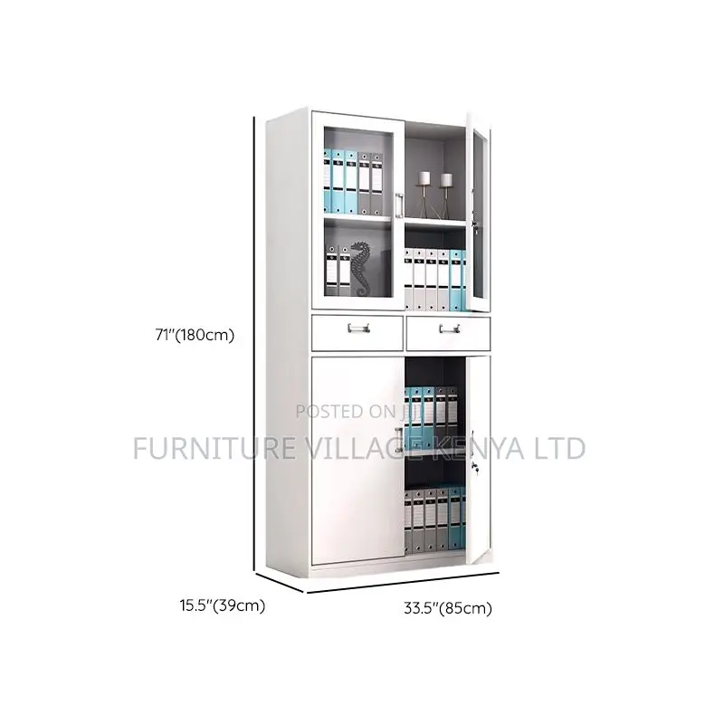 Steel Vertical Filing Cabinet With Flameproof Locker