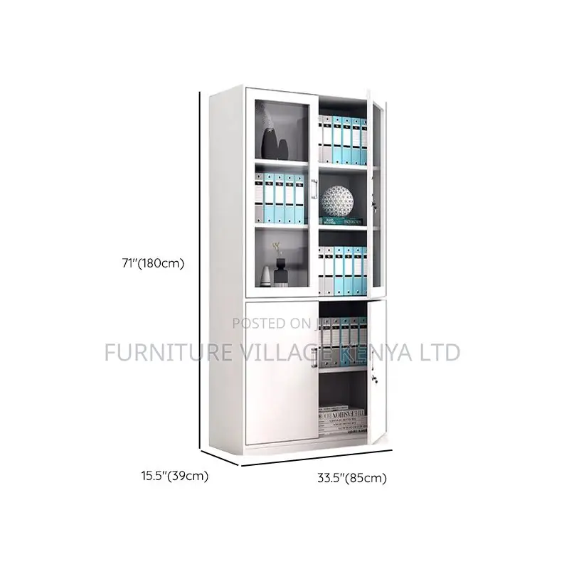 Steel Vertical Filing Cabinet With Flameproof Locker
