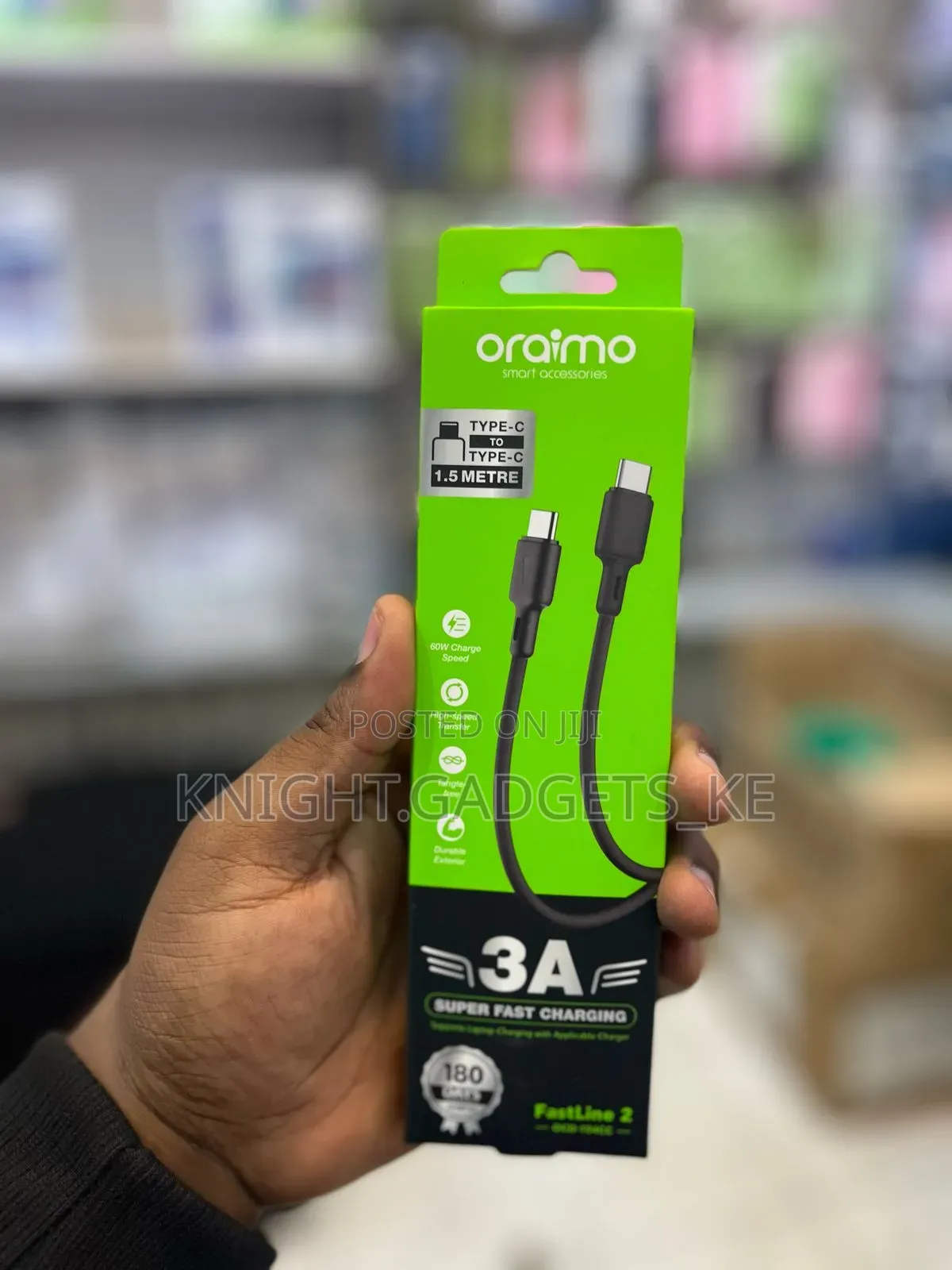 Usb C to Usb C Oraimo Data Cable !