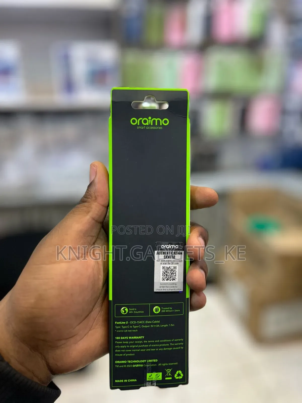 Usb C to Usb C Oraimo Data Cable !
