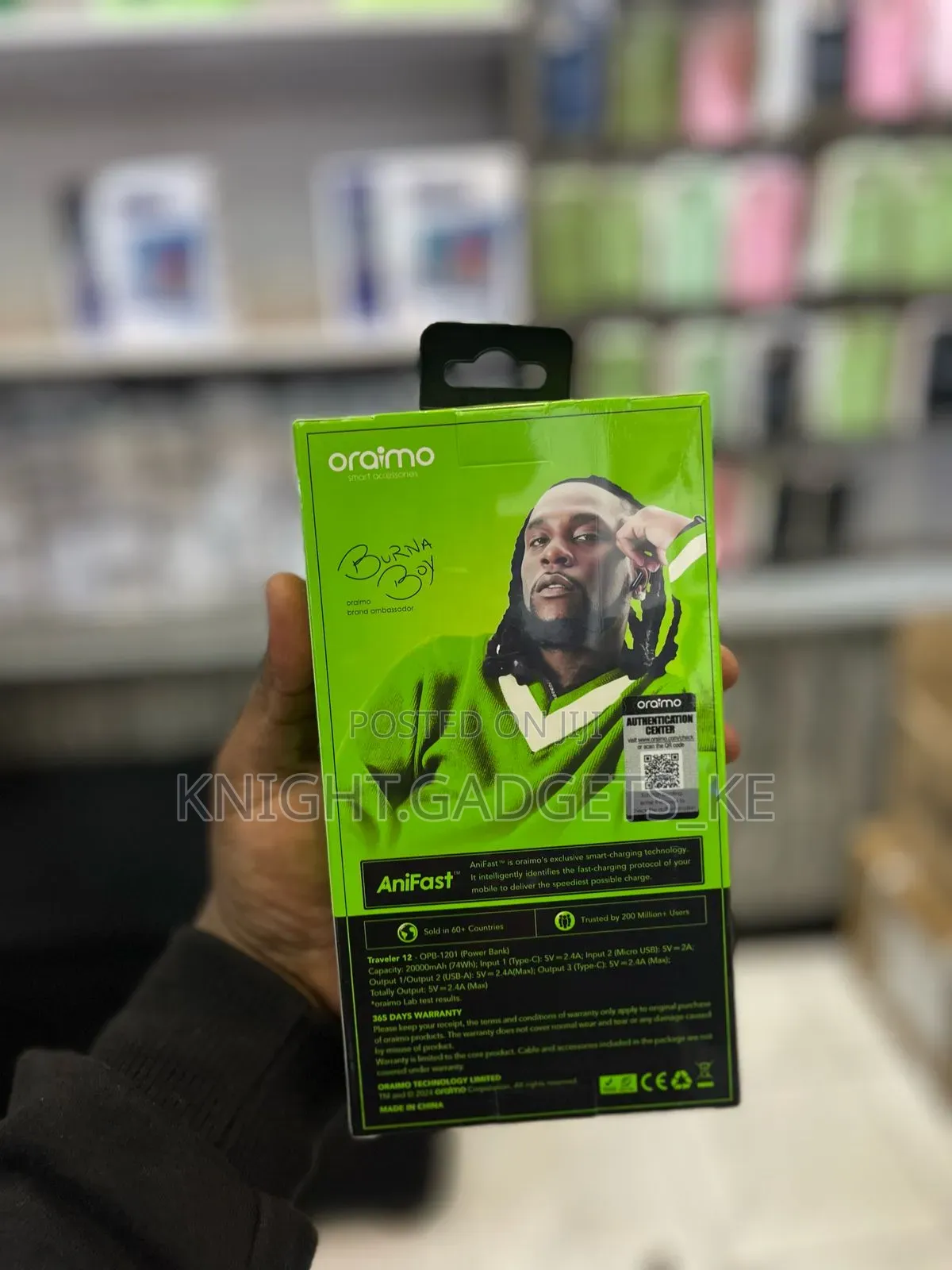 Oraimo Traveler 12(20kmah) Powerbank
