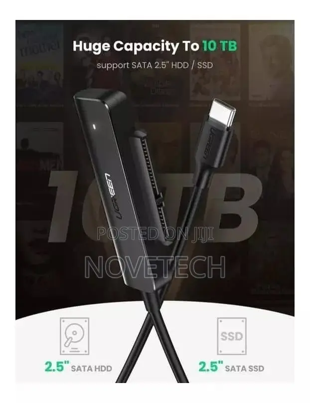 UGREEN Type C USB-C 3.0 to SATA Converter Fast Speed
