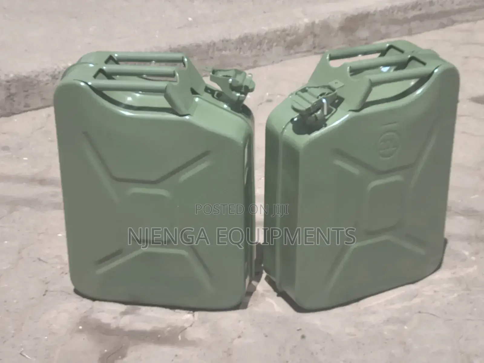 Heavy-Duty Metalic 20ltrs Fuel Jerricans