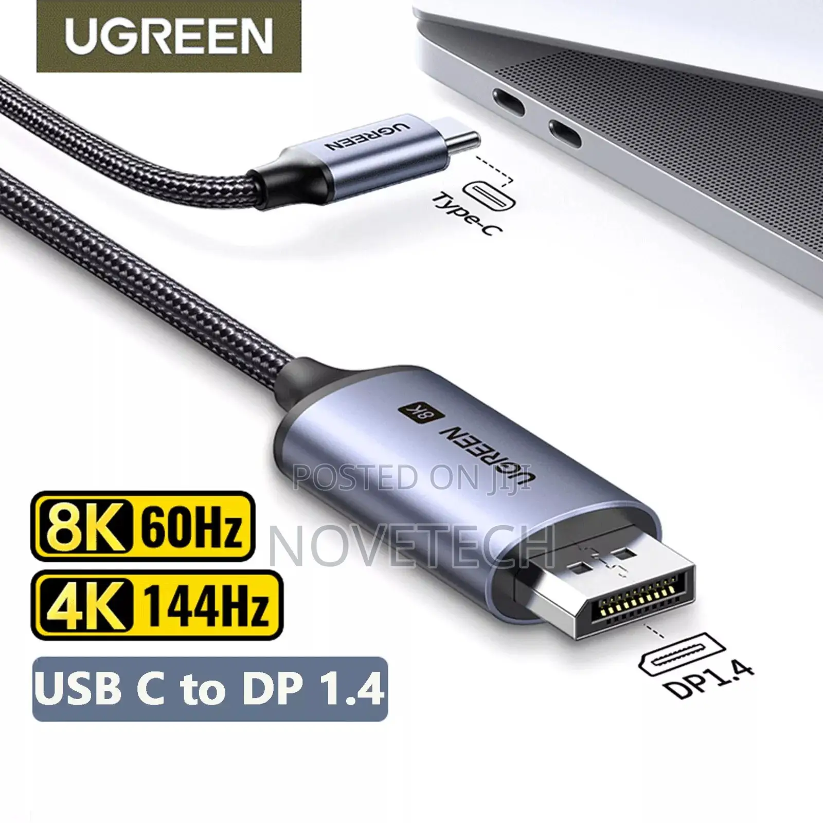 UGREEN USB Type C to Displayport Cable 1.4 Macbook