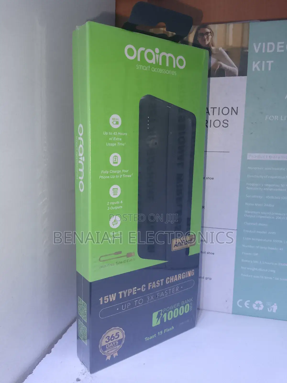 Oraimo Powerbank 10000 Mah Reliable Efficient Power Bank